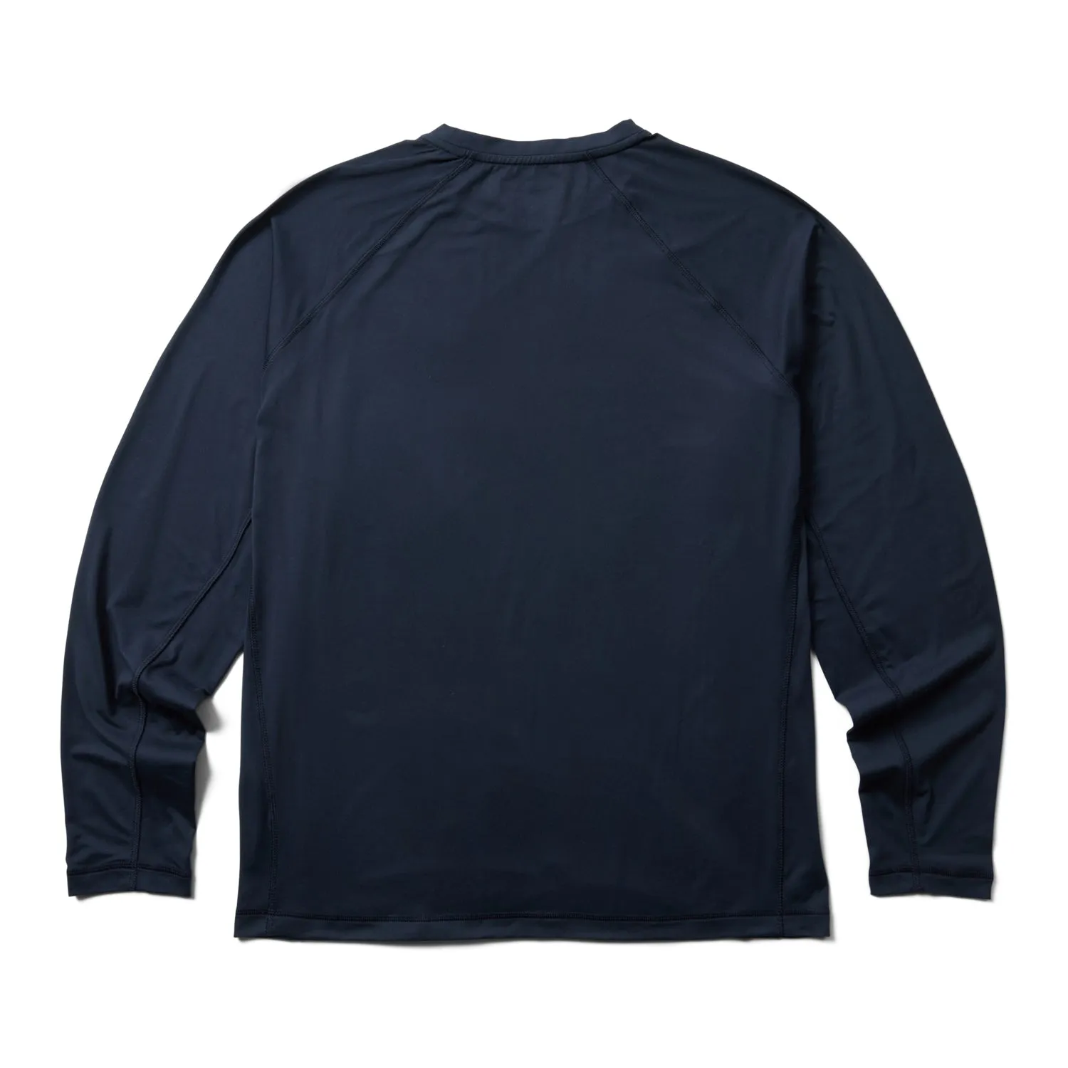 Wolverine Mens Dark Navy Polyester L/S Tactical Sun-Stop Eco Crew quick dry Smart Appearance