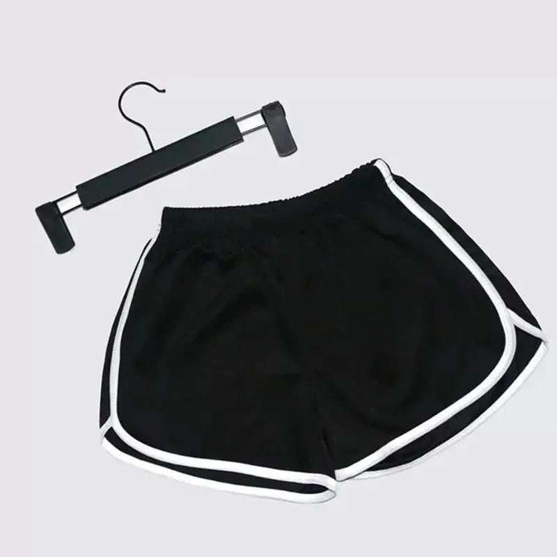 Women Short Sports Pants Striped Running Stretchy High Waist Sexy Yoga Sports Pants