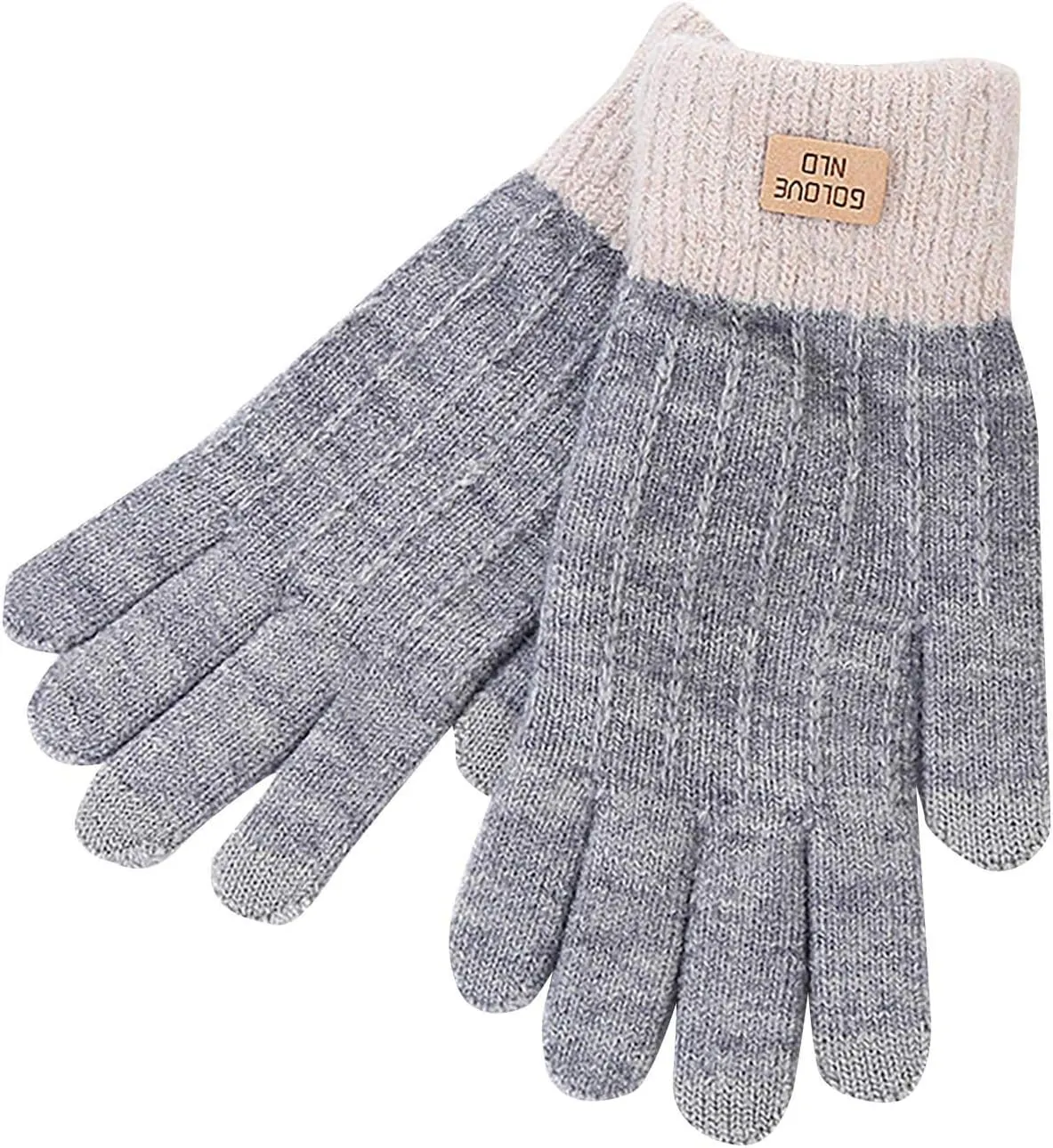 Women Winter Touch Screen Gloves Warm Comfortable Thermal Elastic Texting Windproof Thicken Gloves for Cold Weather