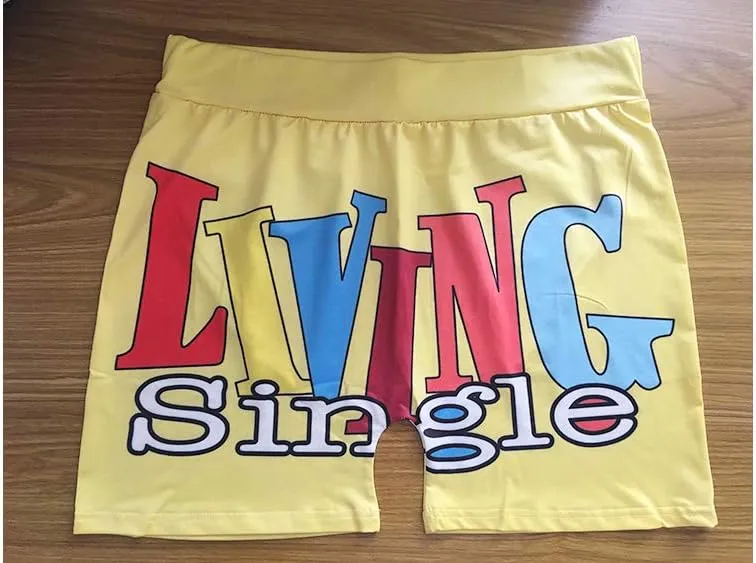 Women's 3D Printed Booty Shorts High Waisted Yoga Shorts Sports Leggings