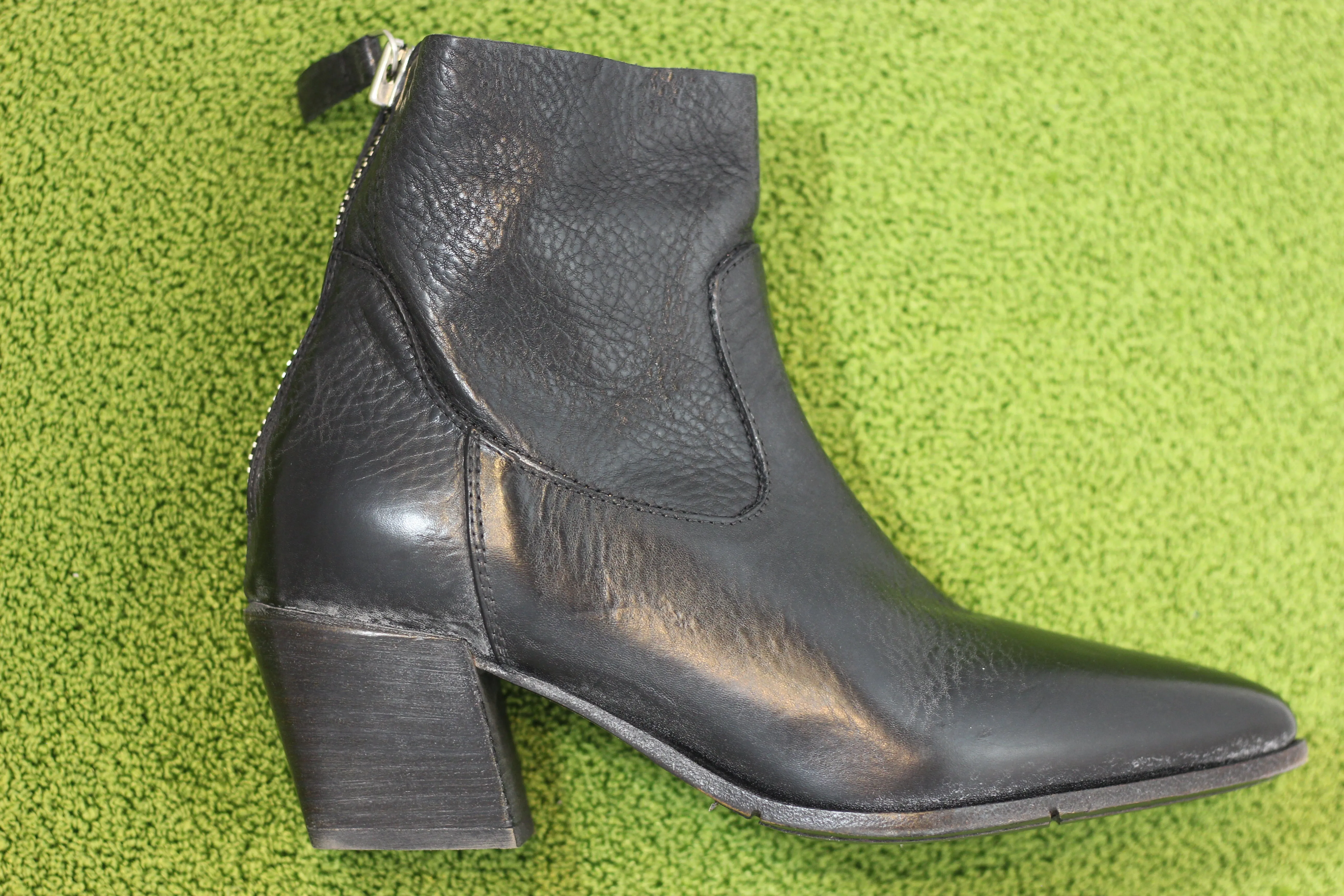 Women's 41401C Zip Boot - Black Calf