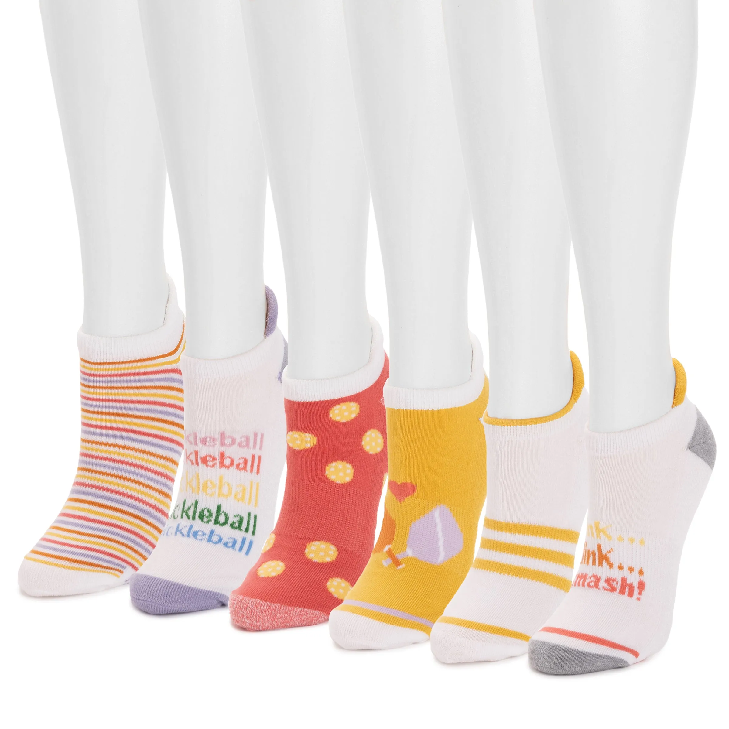 Women's 6 Pack Pickleball Ankle Socks