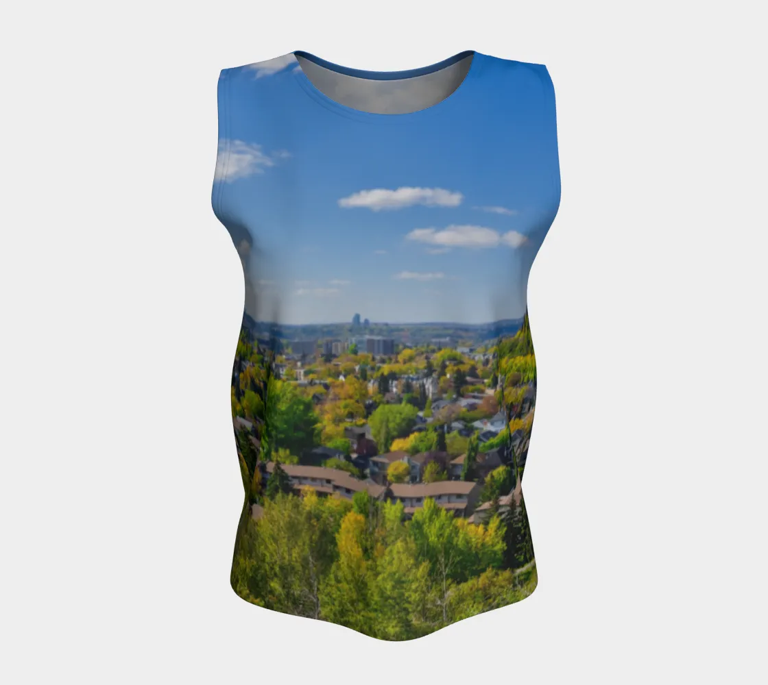 Women's All-Over Loose Long Tank Top - McHugh Bluff Fall
