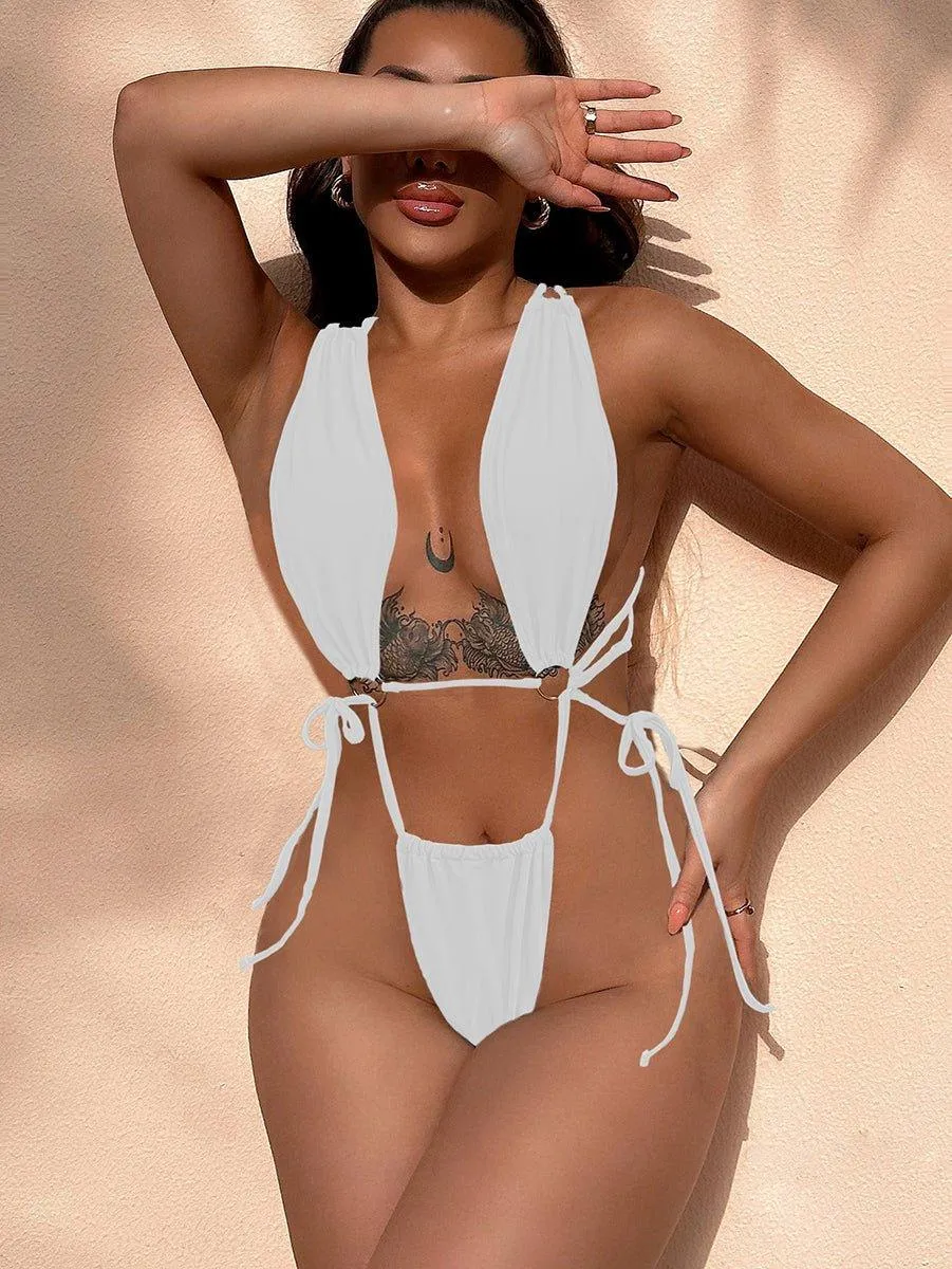 Women's Designer One-Piece Swimsuit - Cut Out, Sexy Swimwear | GFIT
