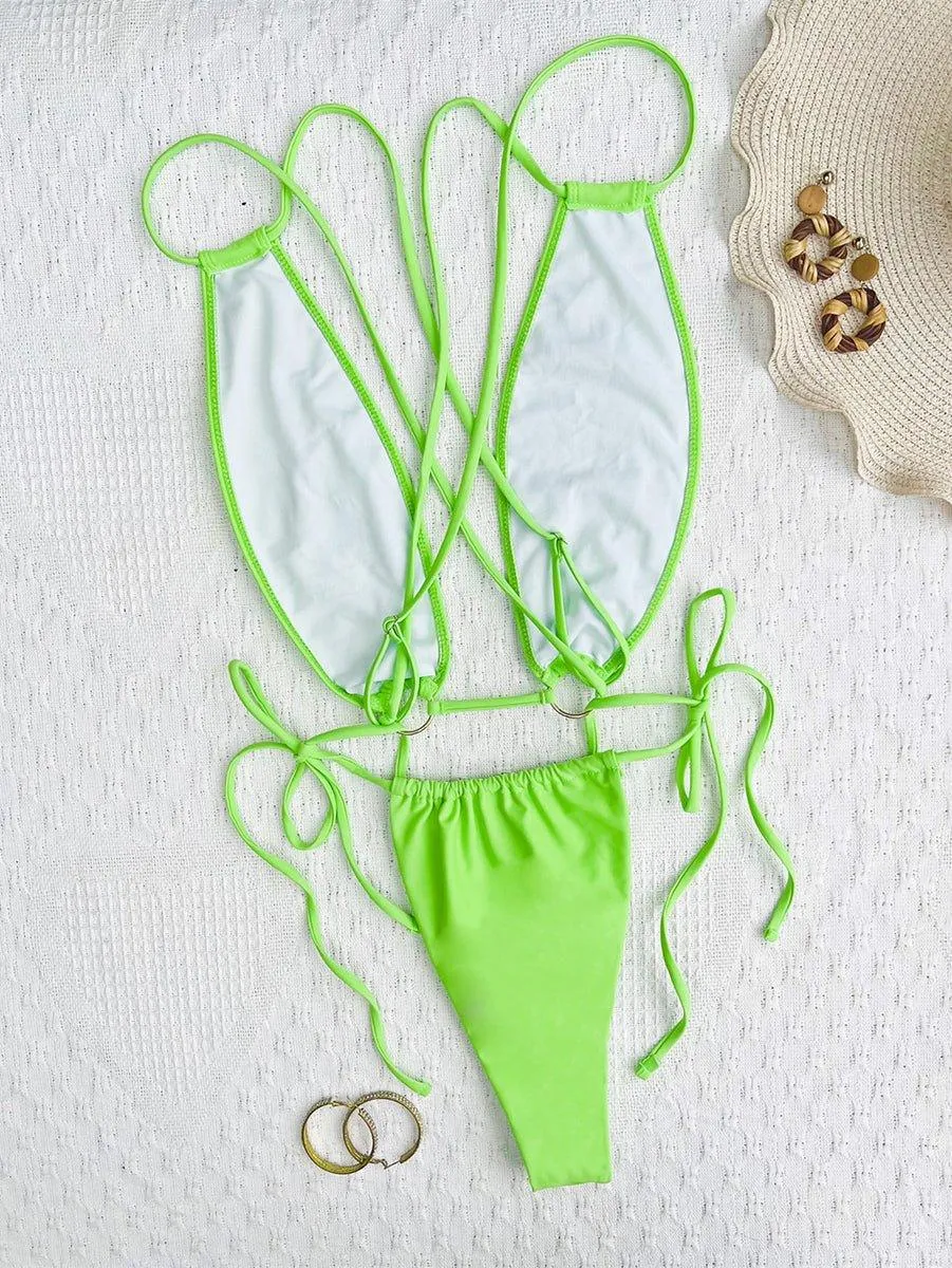 Women's Designer One-Piece Swimsuit - Cut Out, Sexy Swimwear | GFIT
