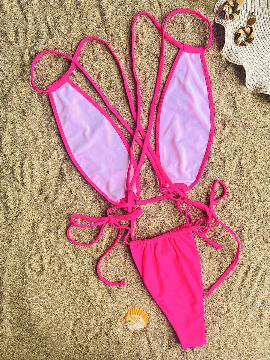 Women's Designer One-Piece Swimsuit - Cut Out, Sexy Swimwear | GFIT