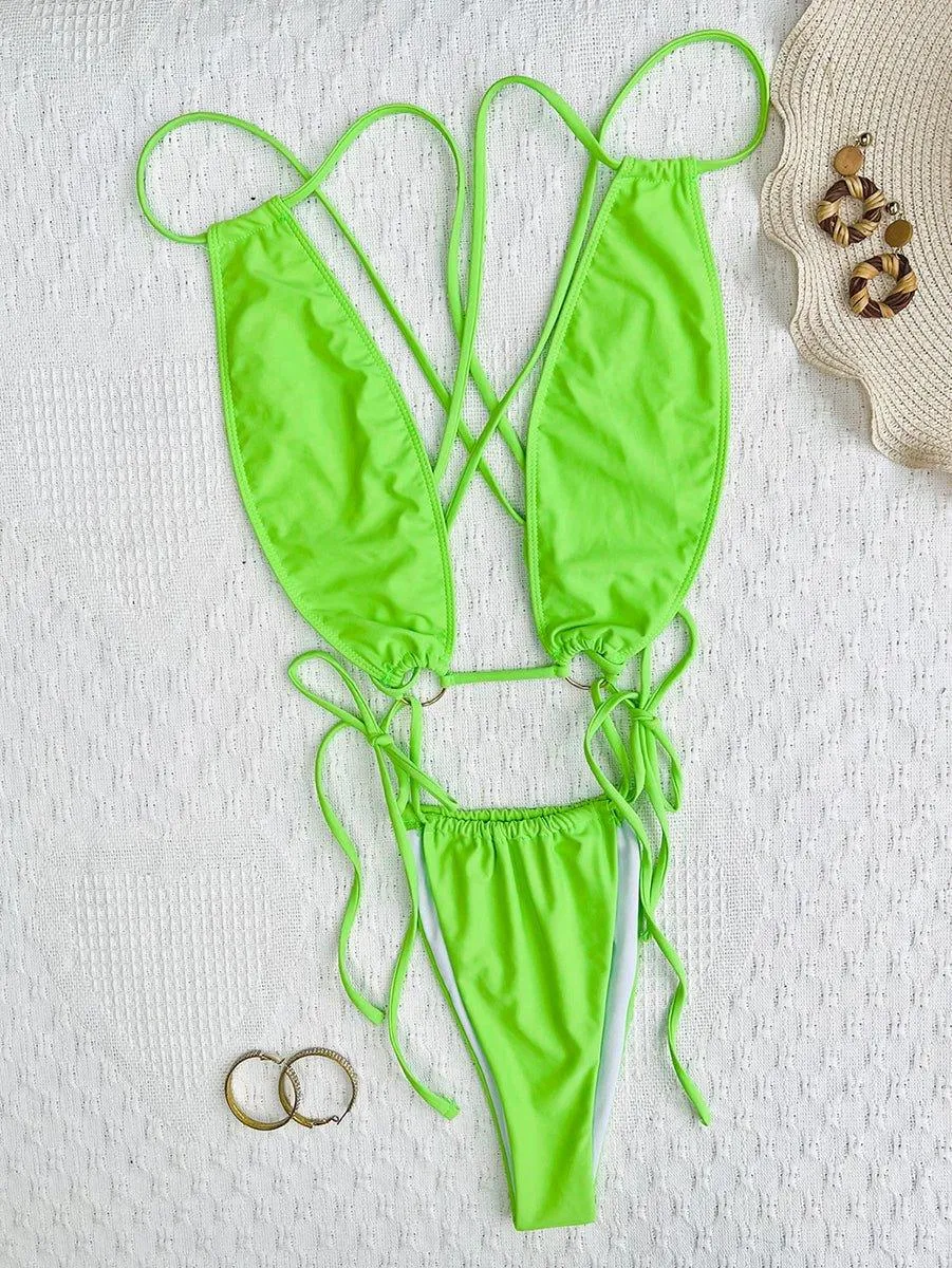 Women's Designer One-Piece Swimsuit - Cut Out, Sexy Swimwear | GFIT