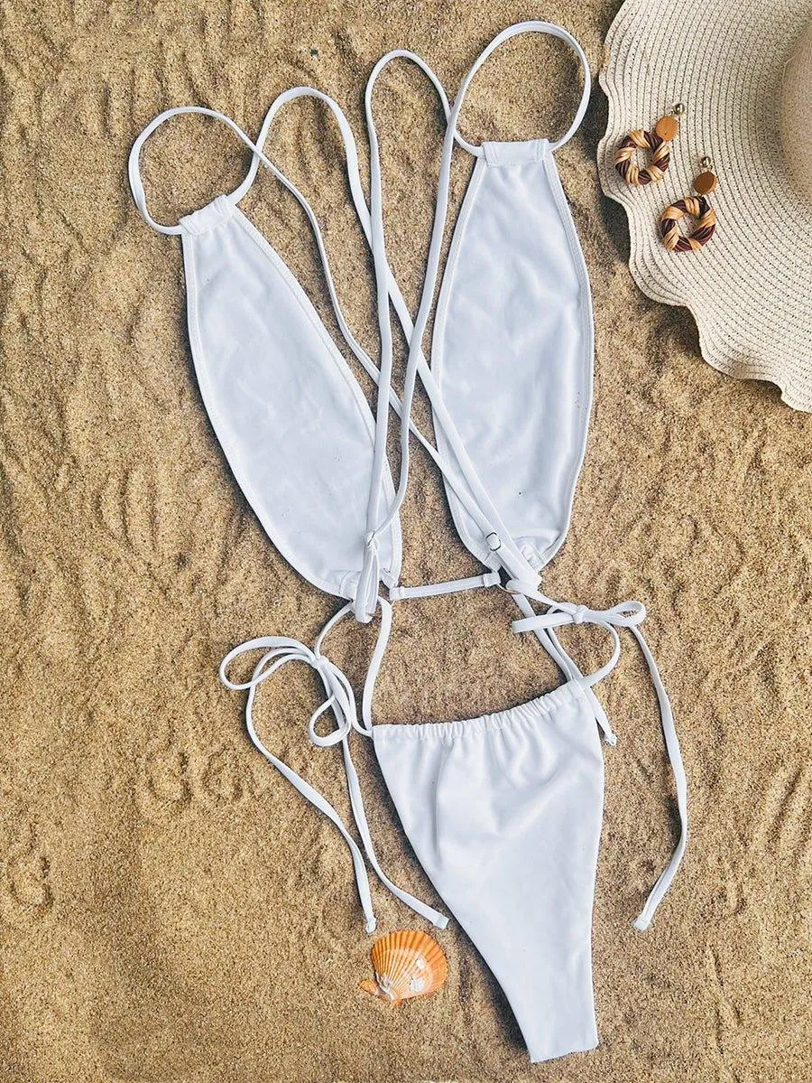 Women's Designer One-Piece Swimsuit - Cut Out, Sexy Swimwear | GFIT