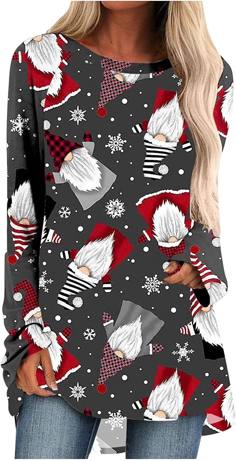 Women's Long Sleeve T-Shirts Christmas