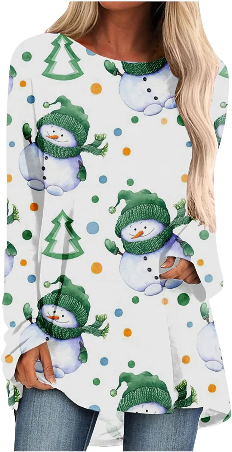 Women's Long Sleeve T-Shirts Christmas