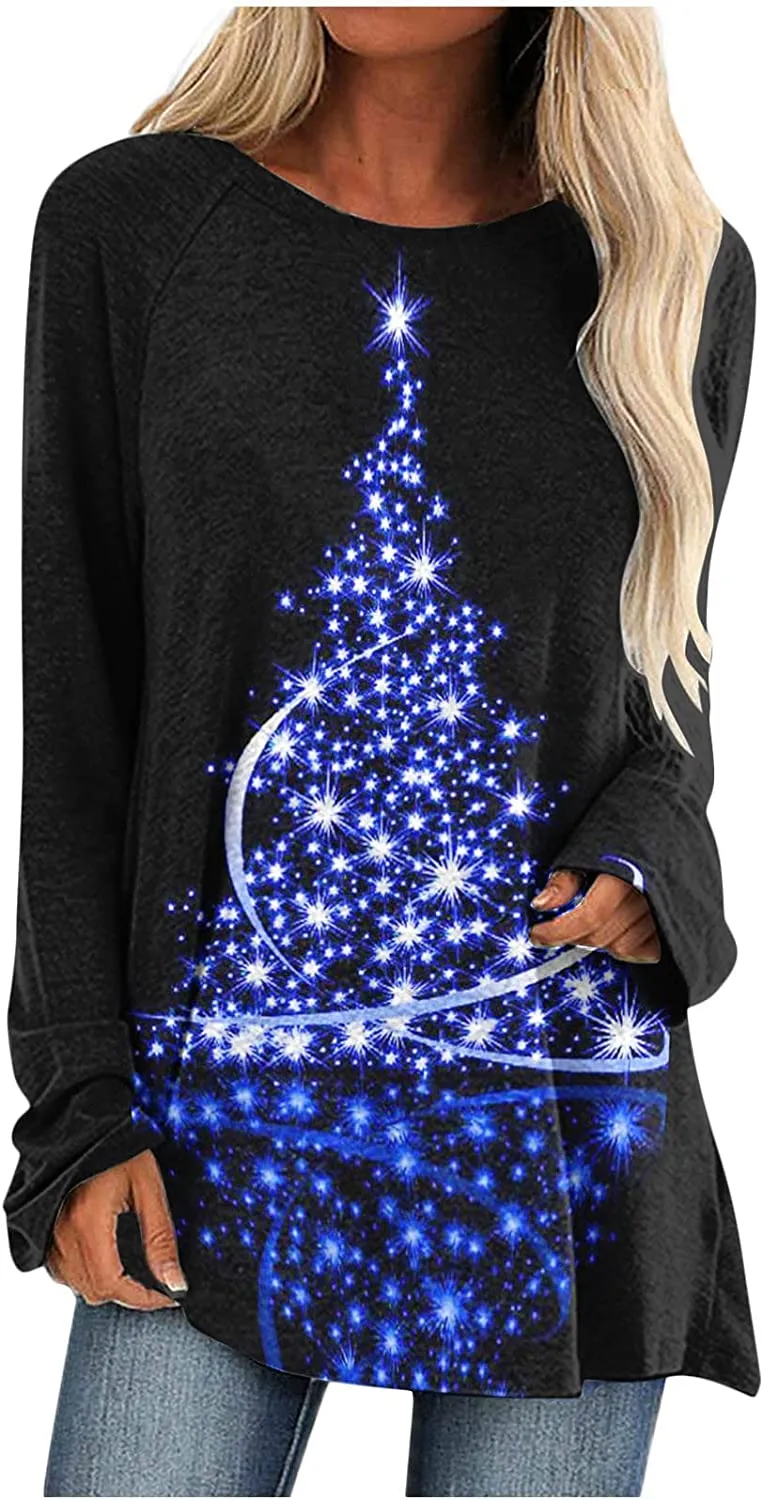 Women's Long Sleeve T-Shirts Christmas