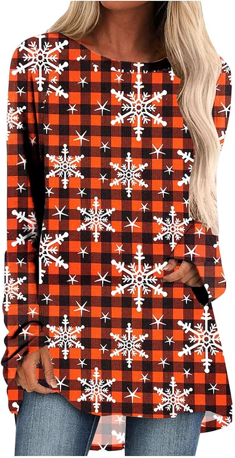 Women's Long Sleeve T-Shirts Christmas