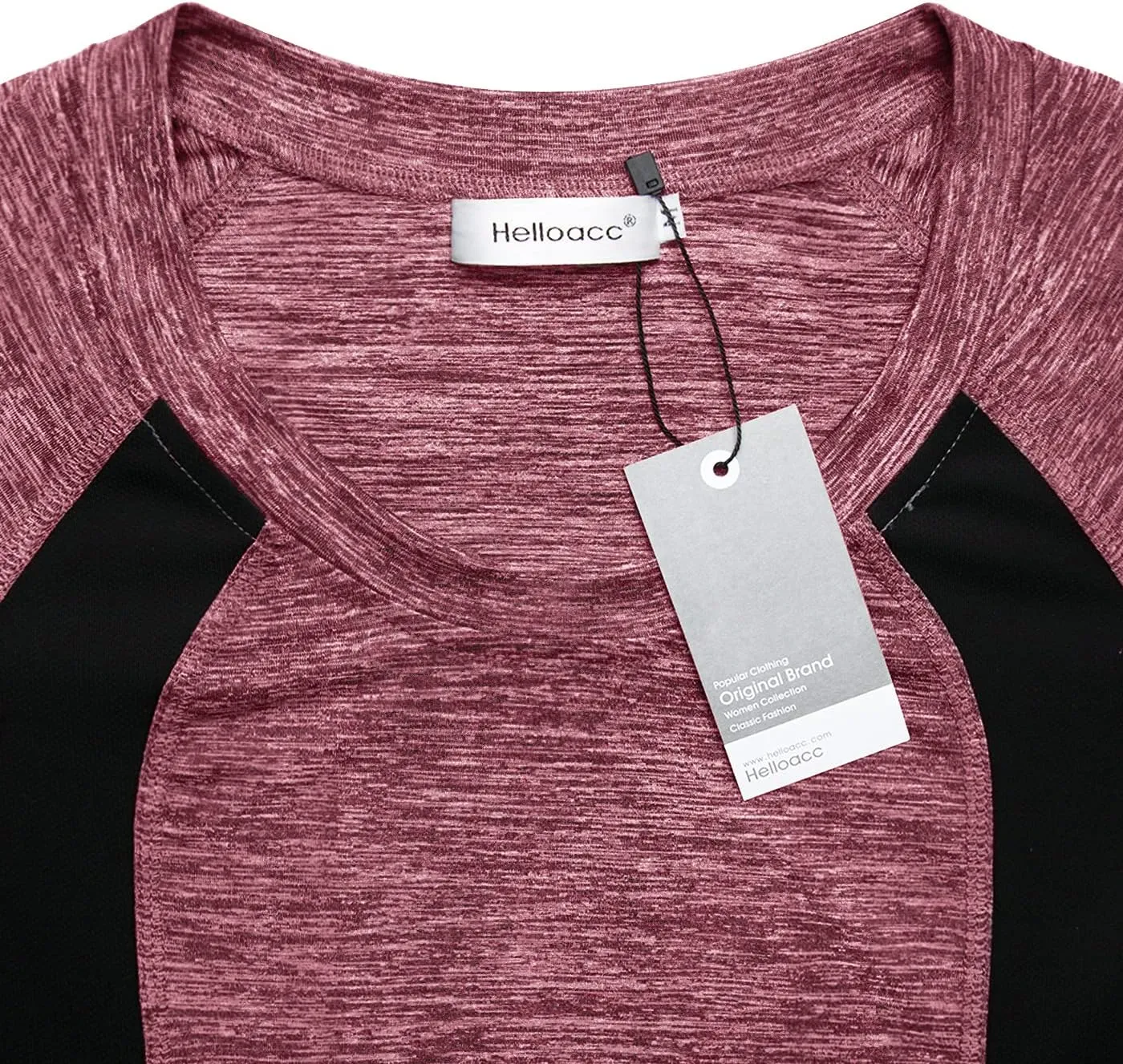Womens Scoop Neck Short Sleeve Yoga Top Loose Fit Sport Workout T Shirt
