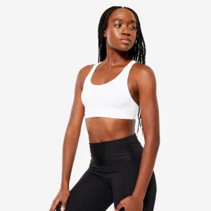 Women's Seamless Muscle Back Medium-Support Sports Bra