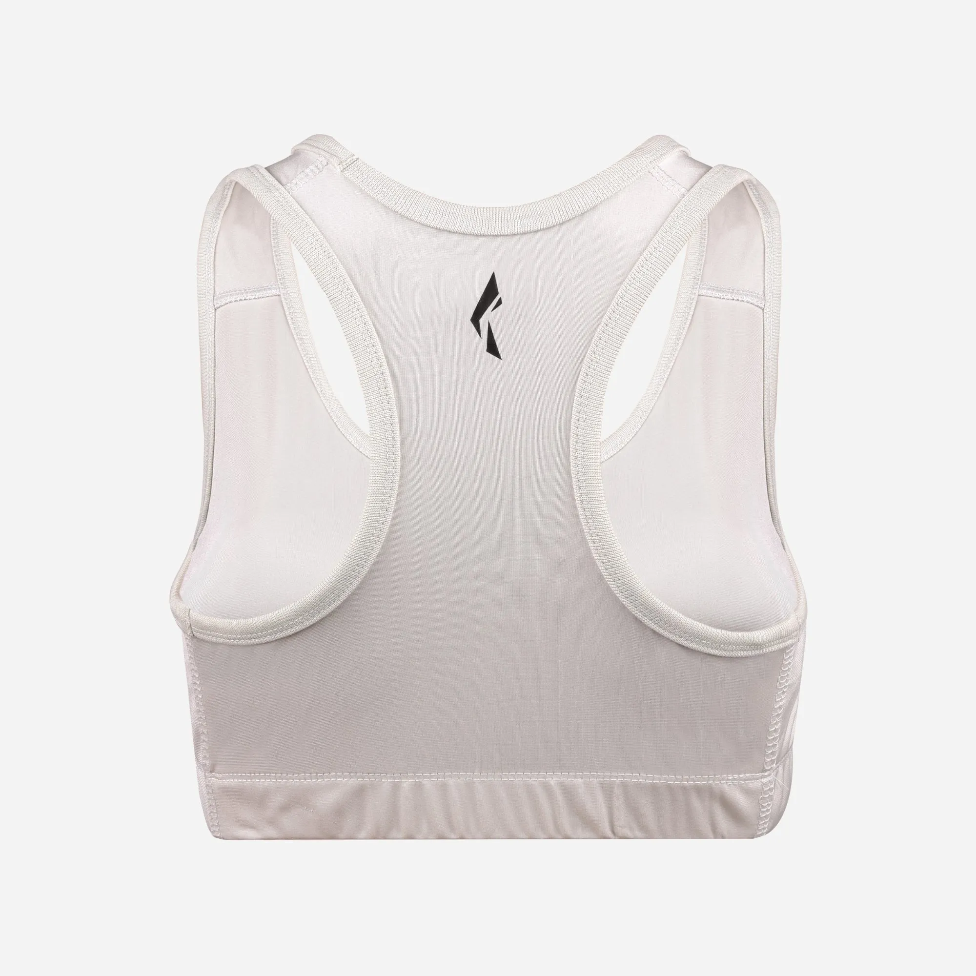 Women's Seamless Sports Bra, Support for Yoga Gym - Light Cream