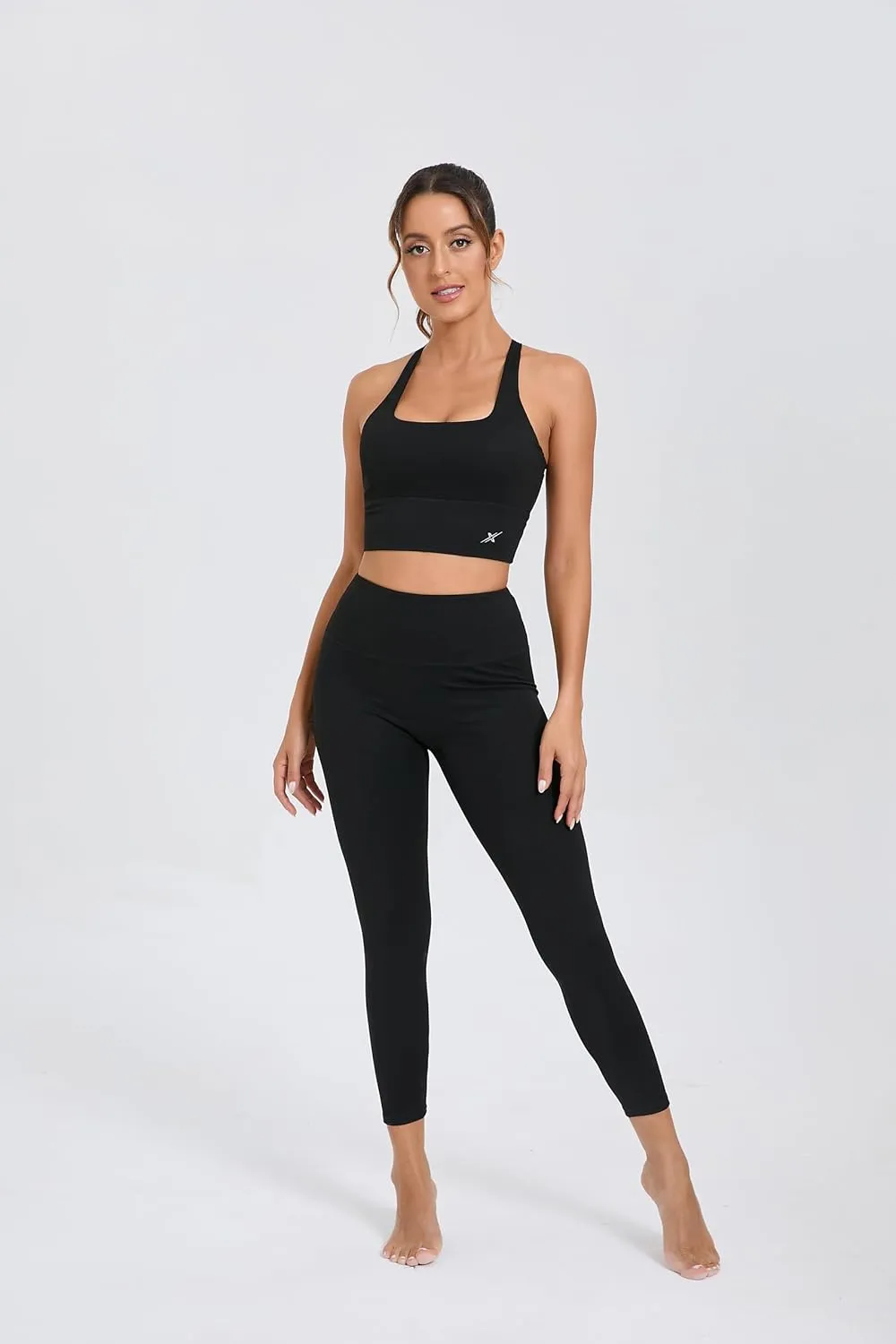 Women's Sports Bra Set  Longline & Crisscross Style  Comfortable, Supportive Activewear for Fitness and Everyday Wear