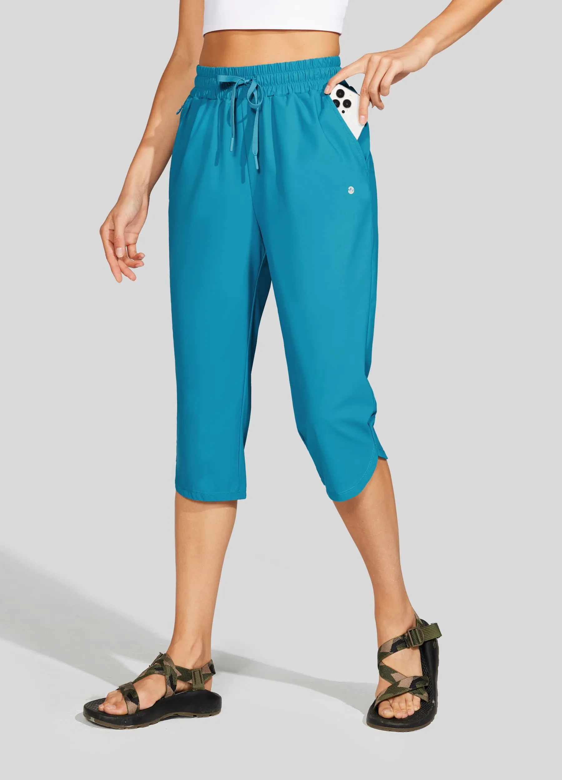 Women's Sports Woven Capri Pants