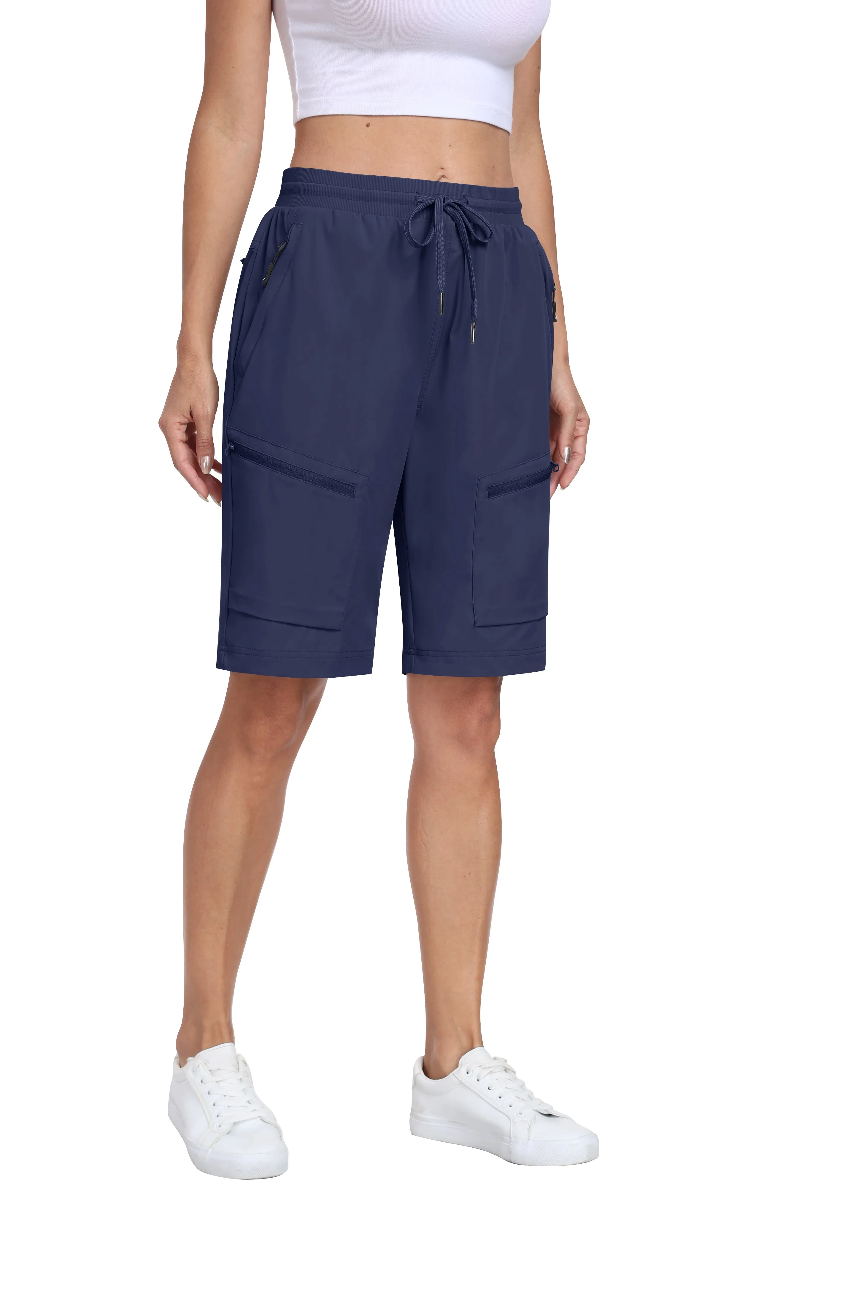 Women's summer outdoor hiking 10-inch shorts