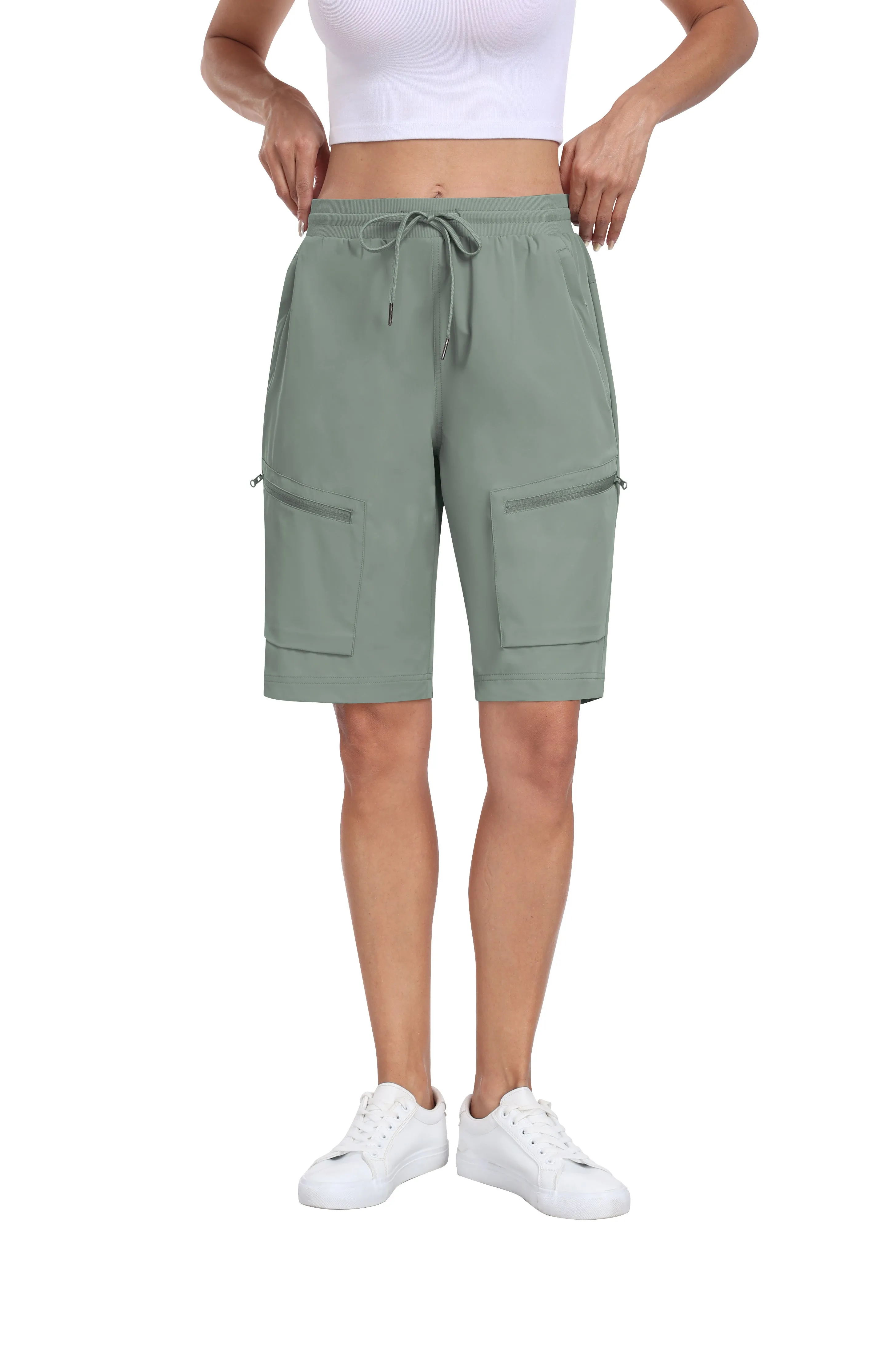 Women's summer outdoor hiking 10-inch shorts