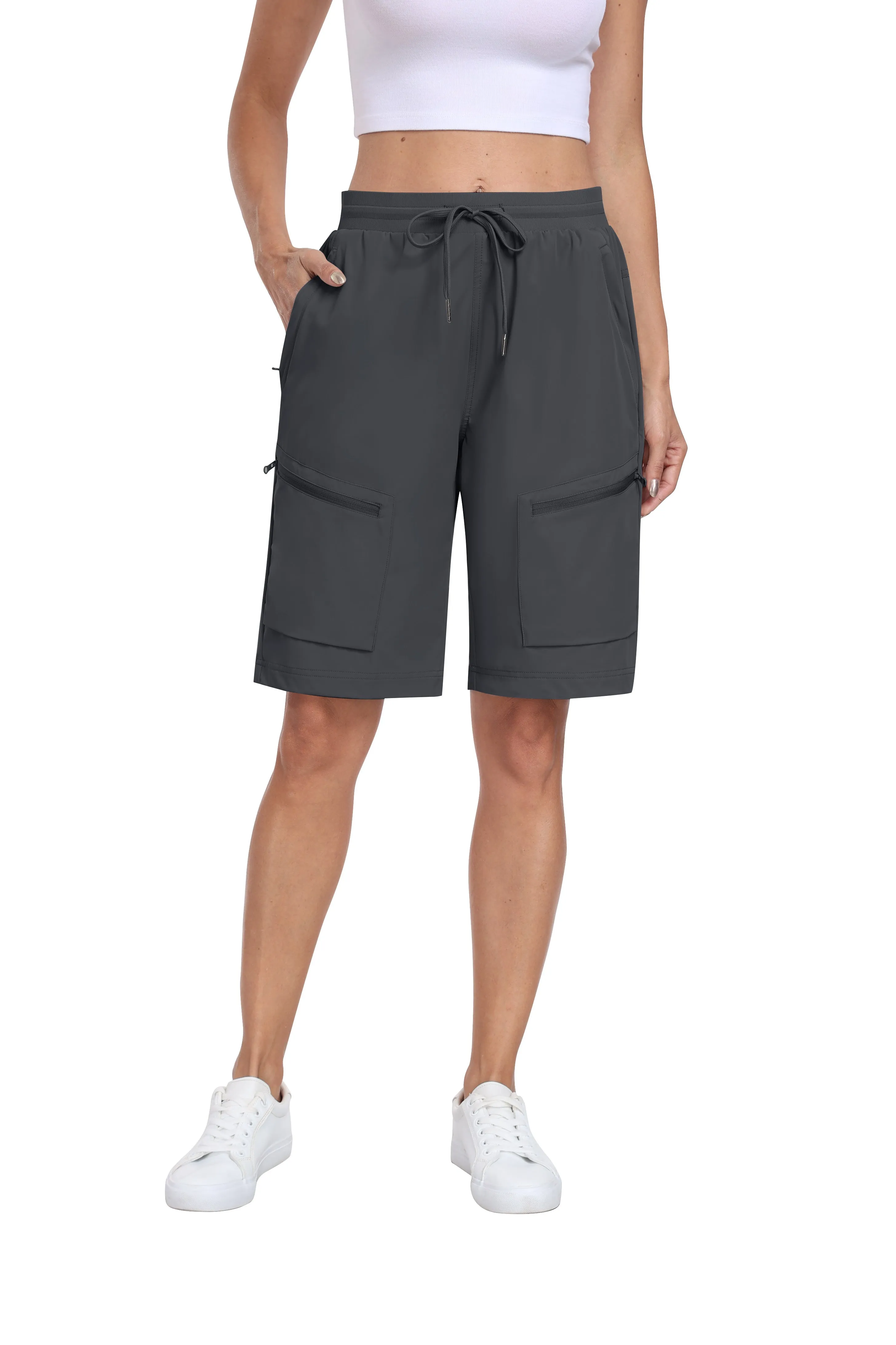 Women's summer outdoor hiking 10-inch shorts