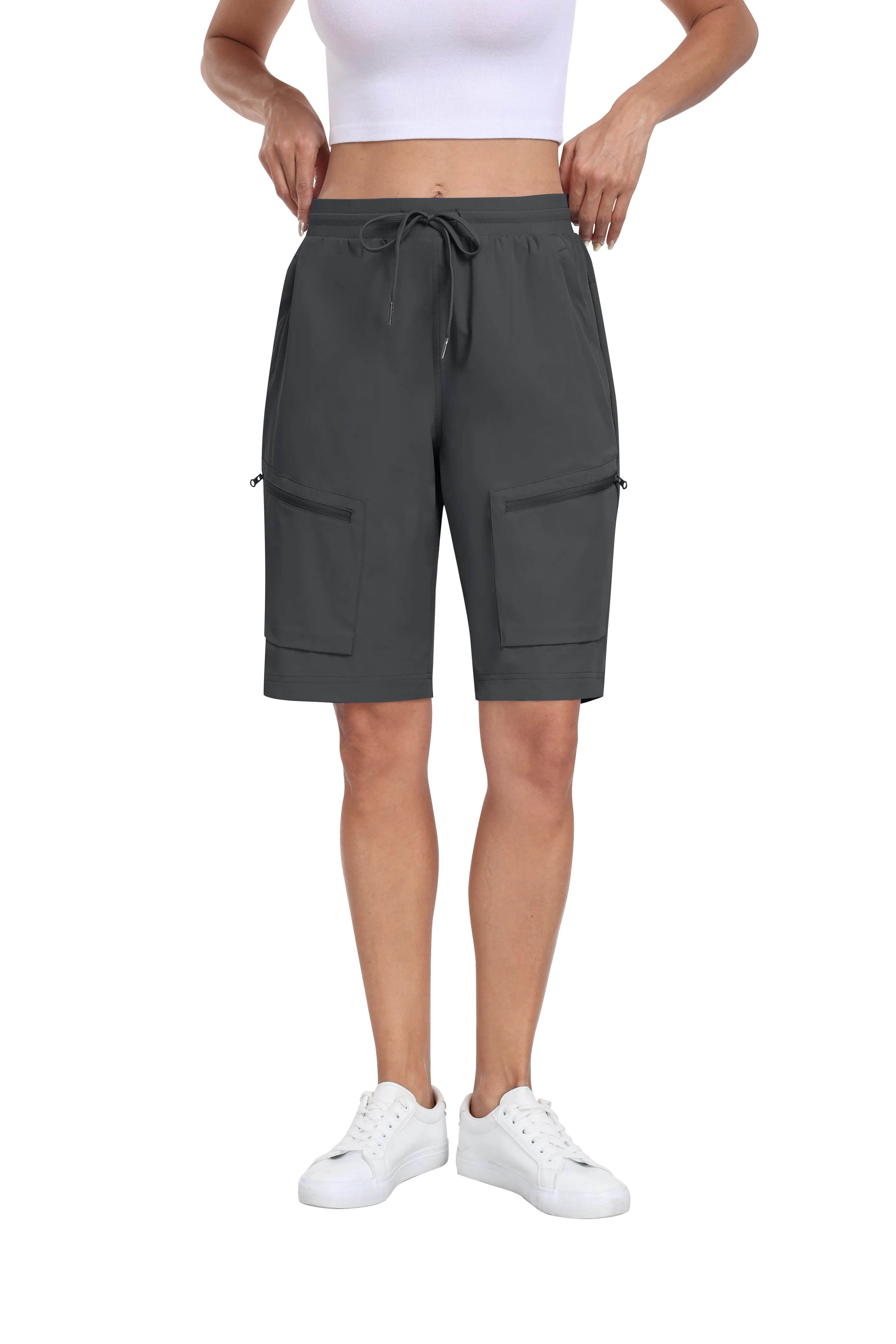 Women's summer outdoor hiking 10-inch shorts