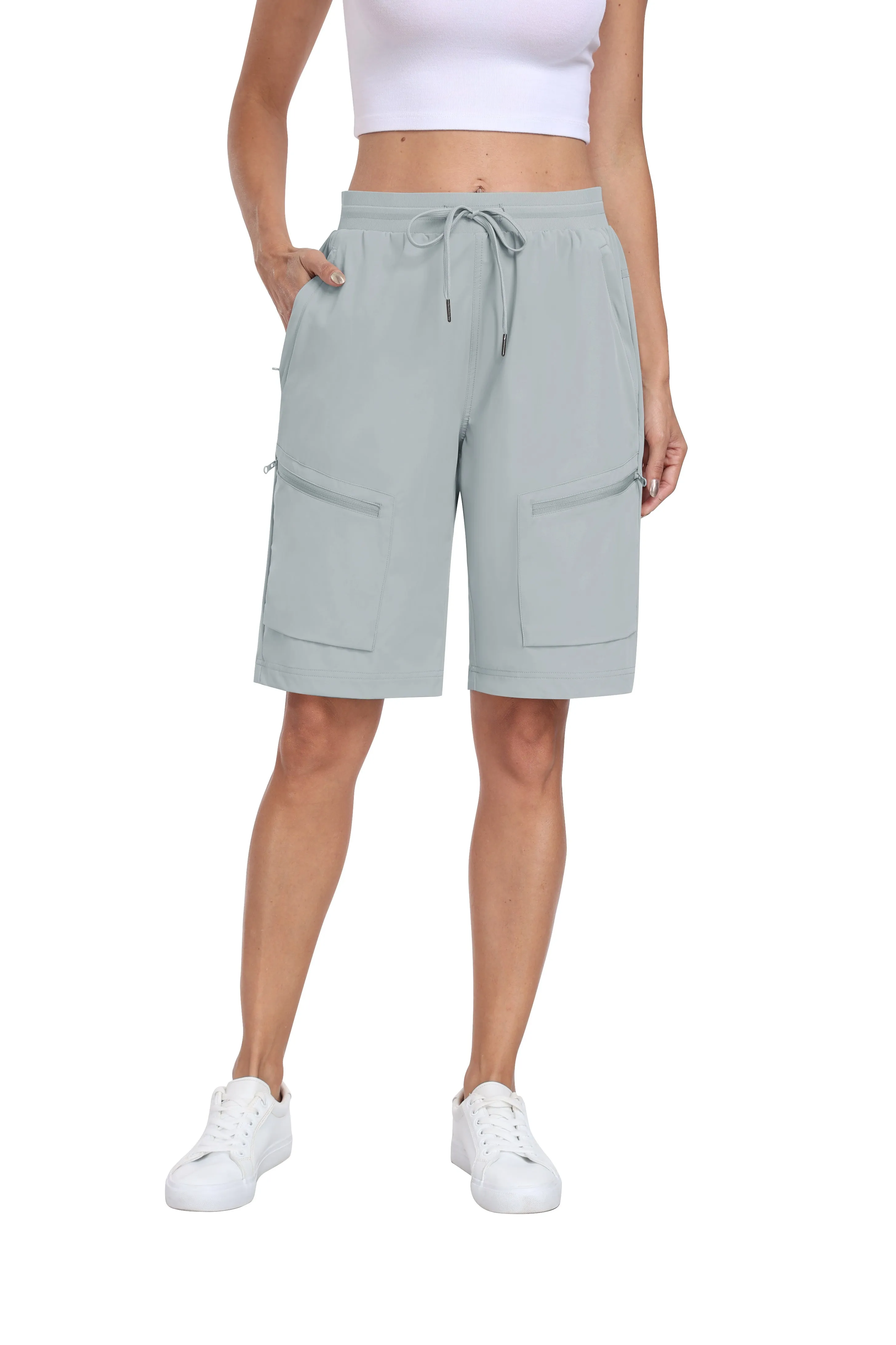 Women's summer outdoor hiking 10-inch shorts
