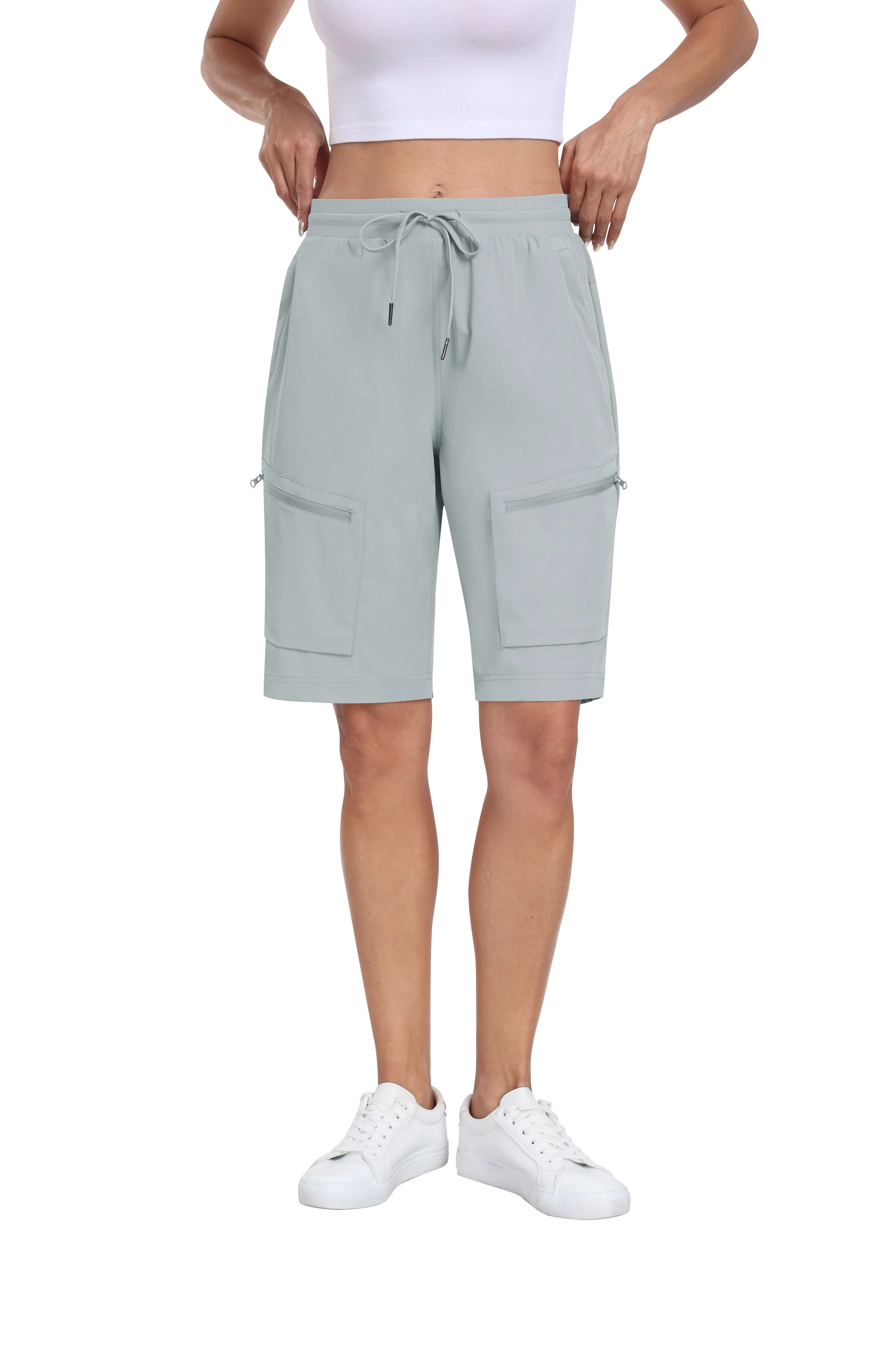 Women's summer outdoor hiking 10-inch shorts