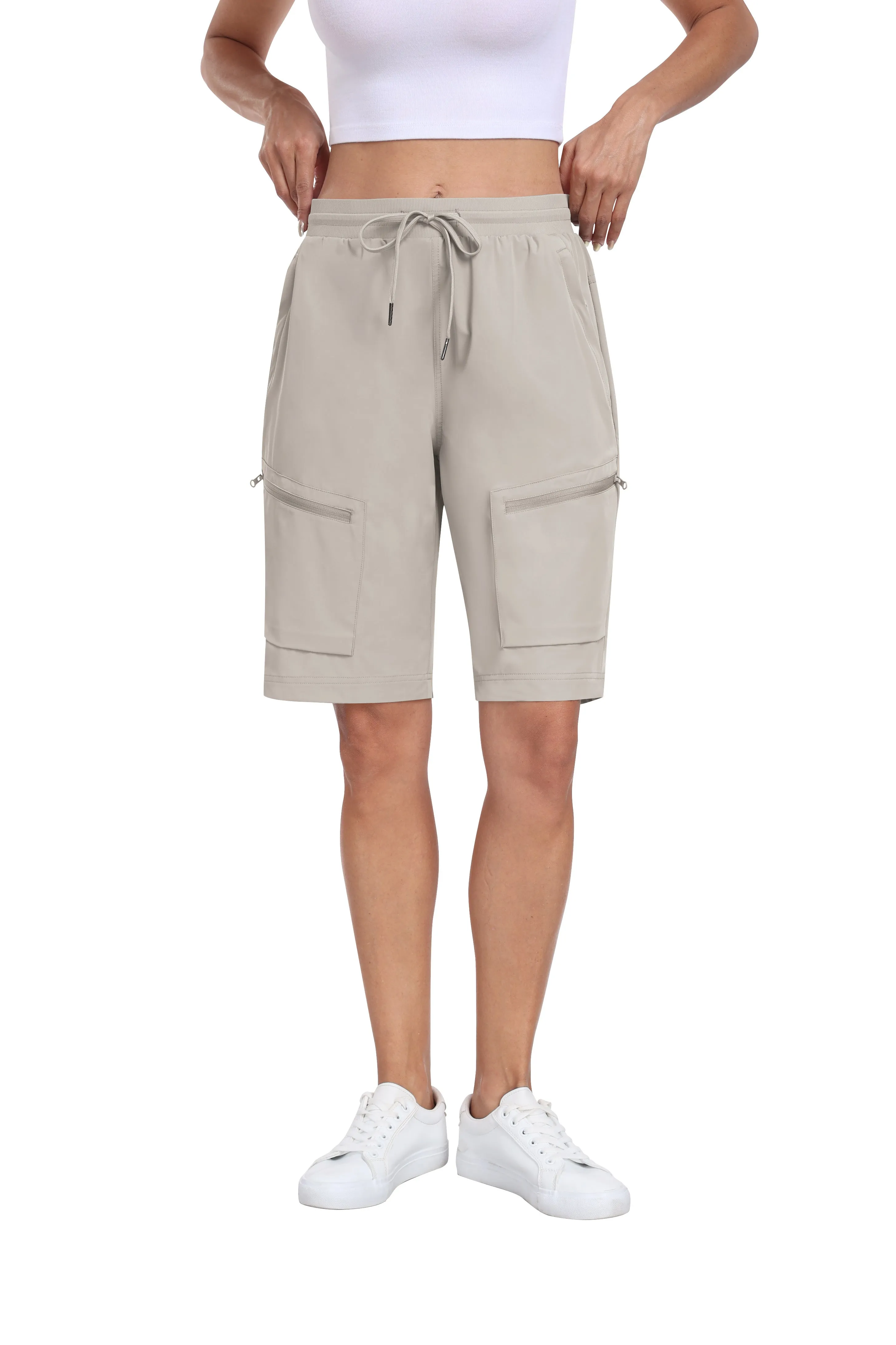 Women's summer outdoor hiking 10-inch shorts