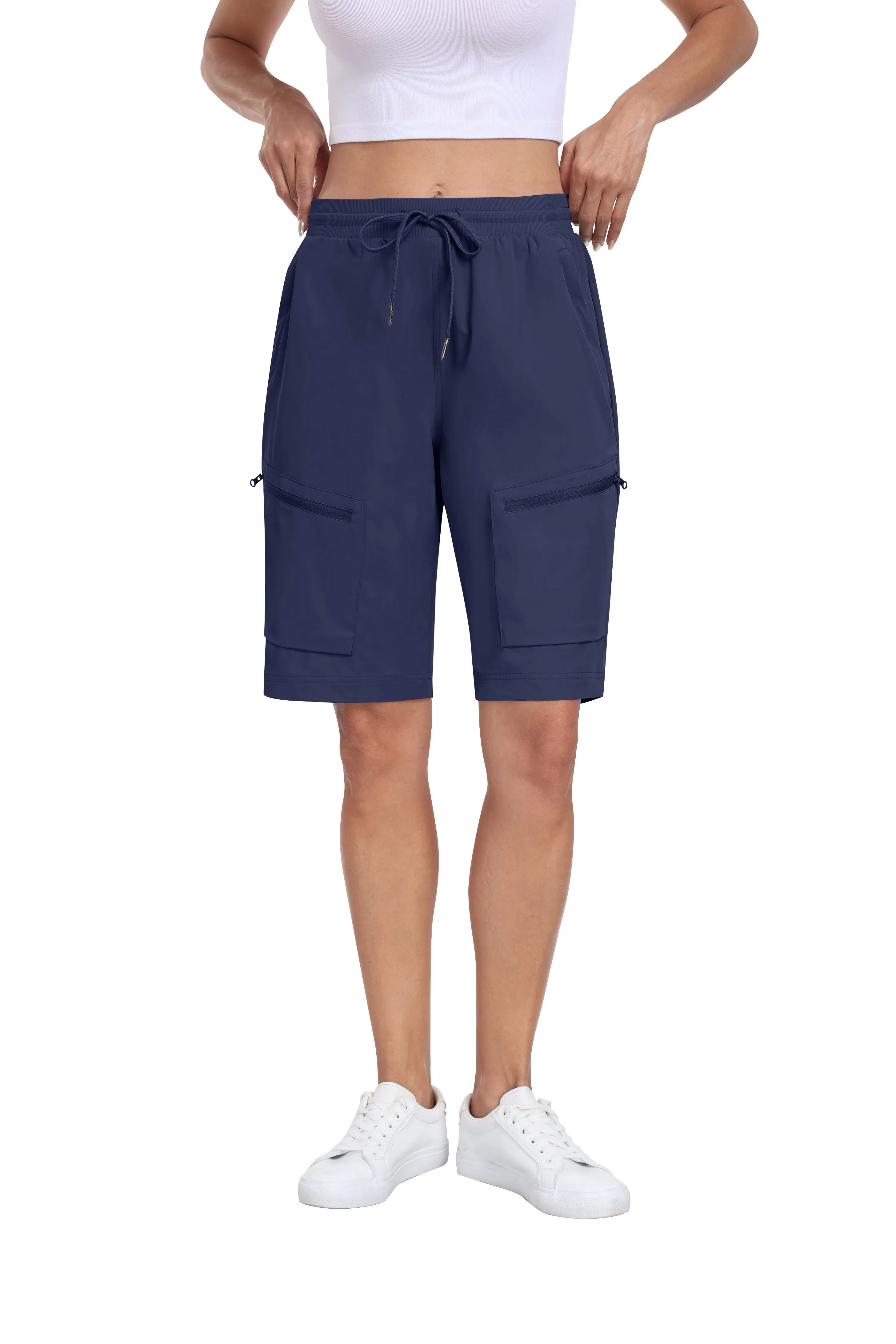 Women's summer outdoor hiking 10-inch shorts