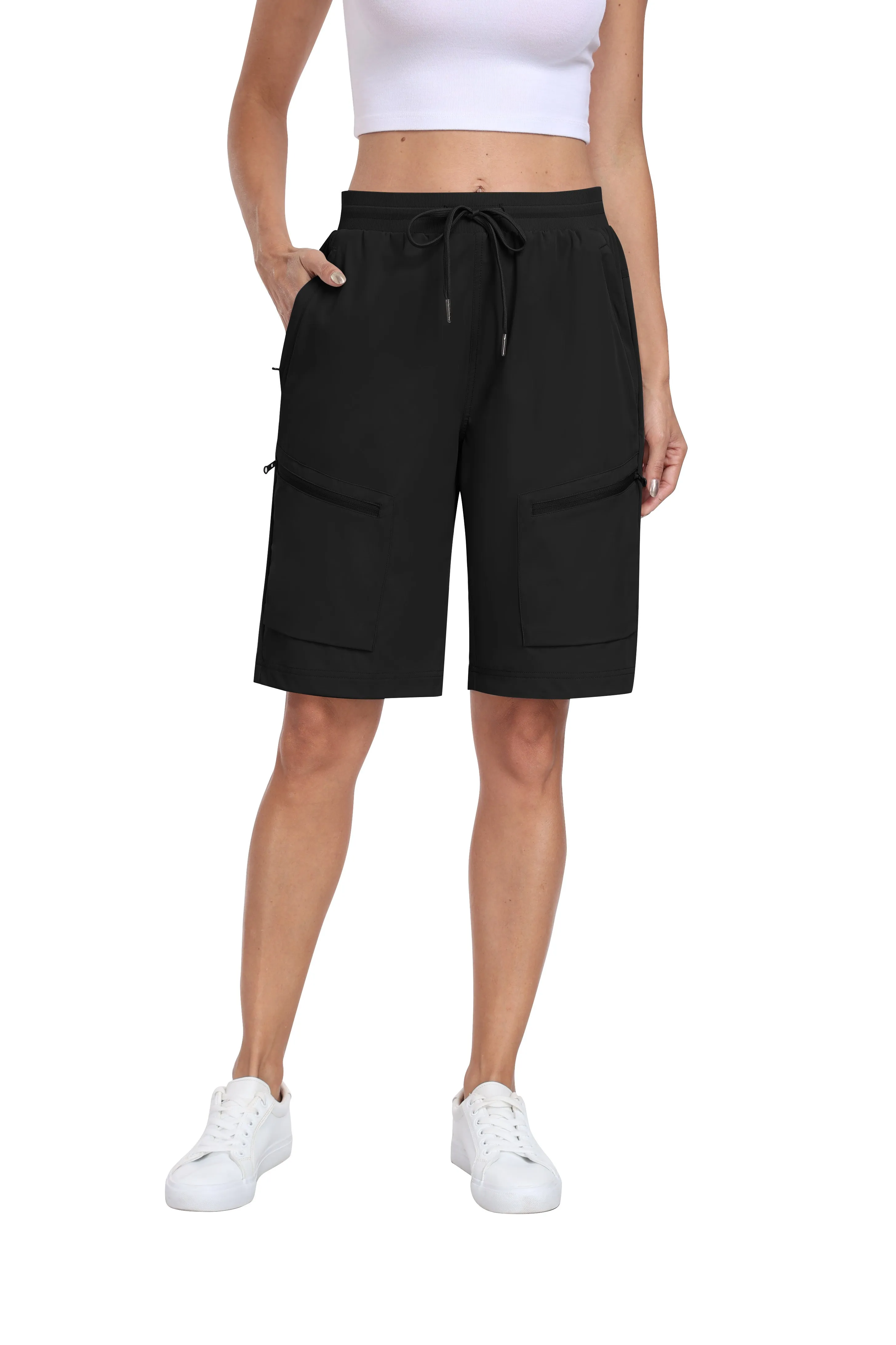 Women's summer outdoor hiking 10-inch shorts