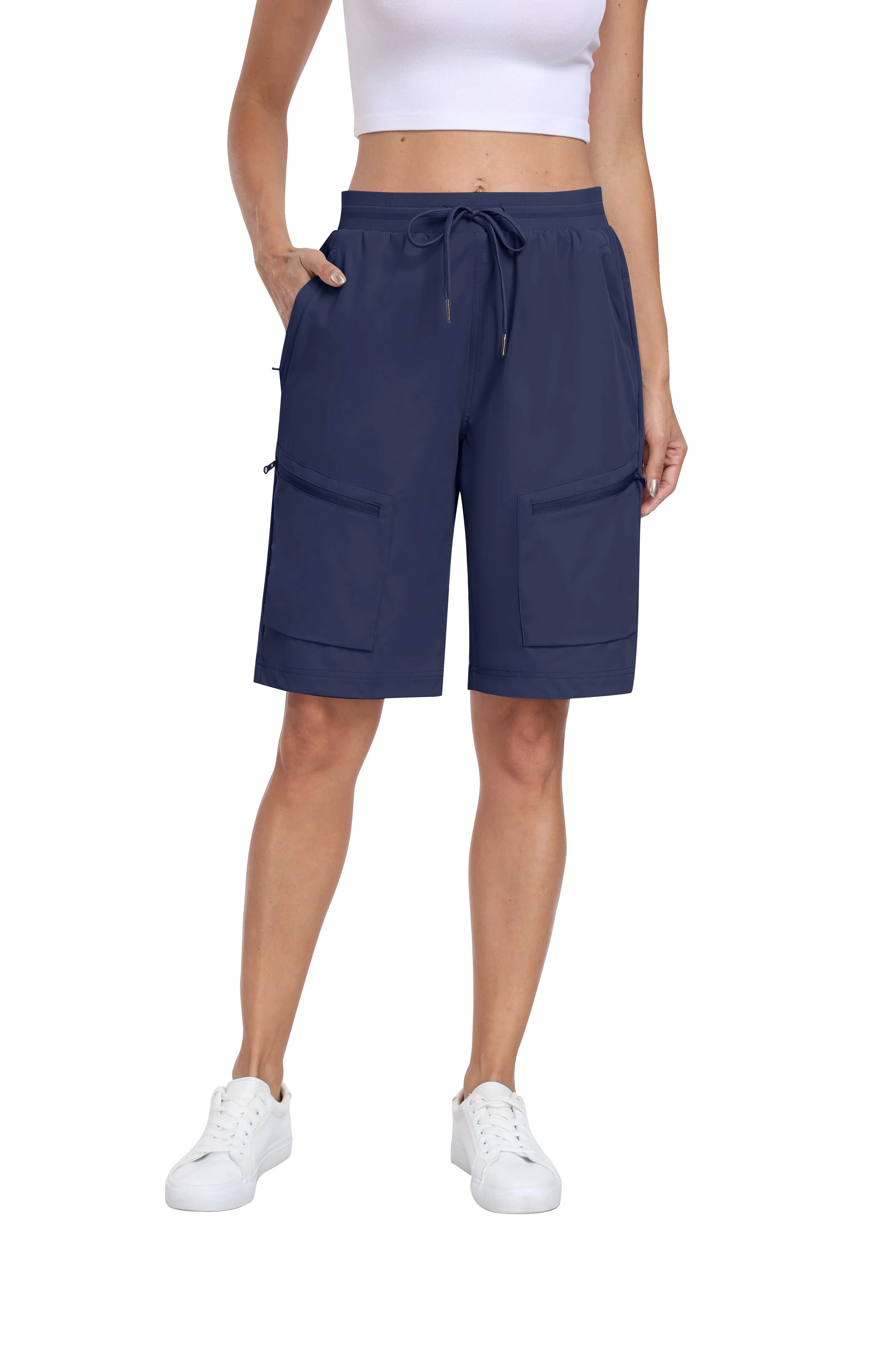 Women's summer outdoor hiking 10-inch shorts