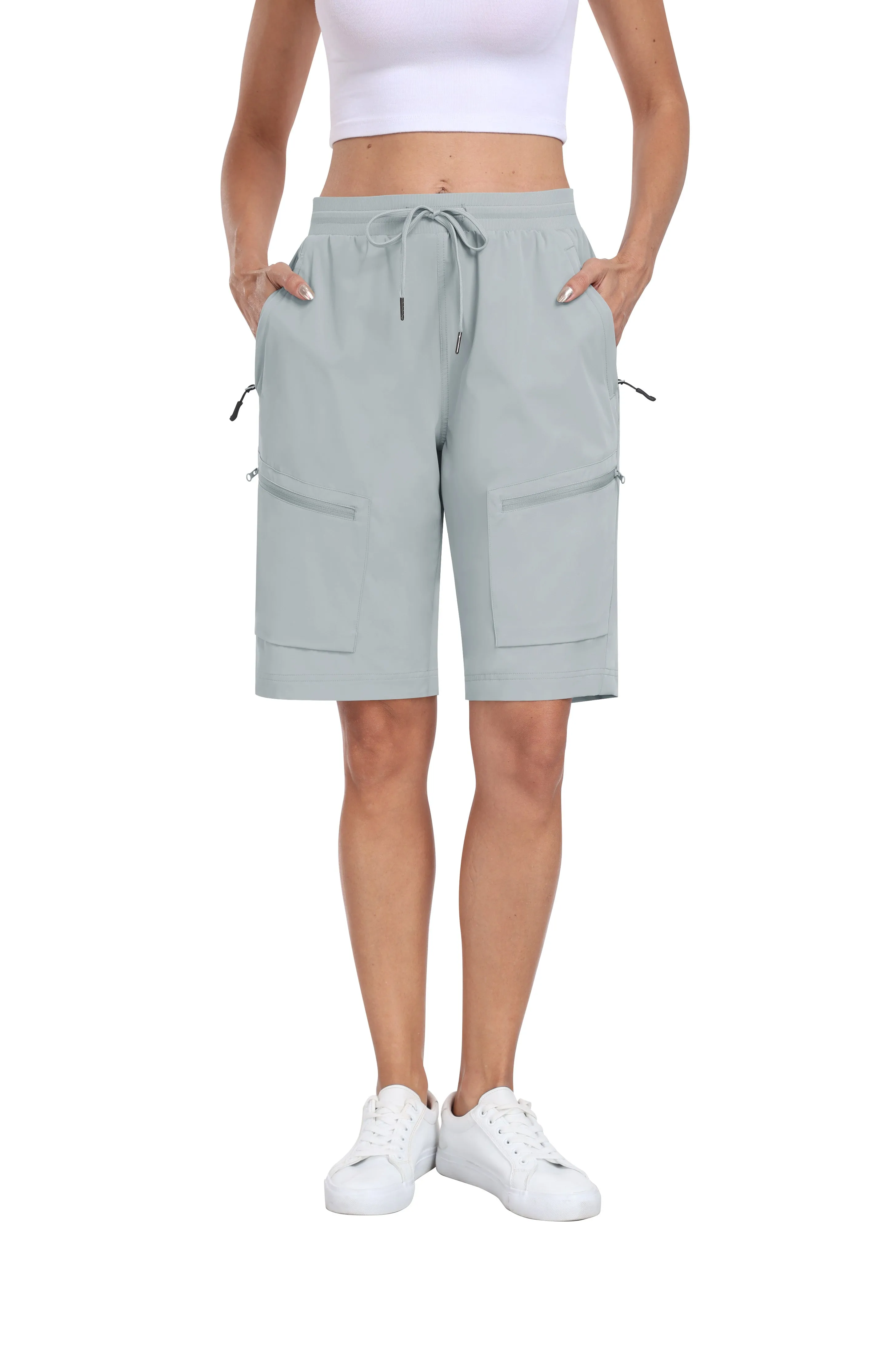 Women's summer outdoor hiking 10-inch shorts