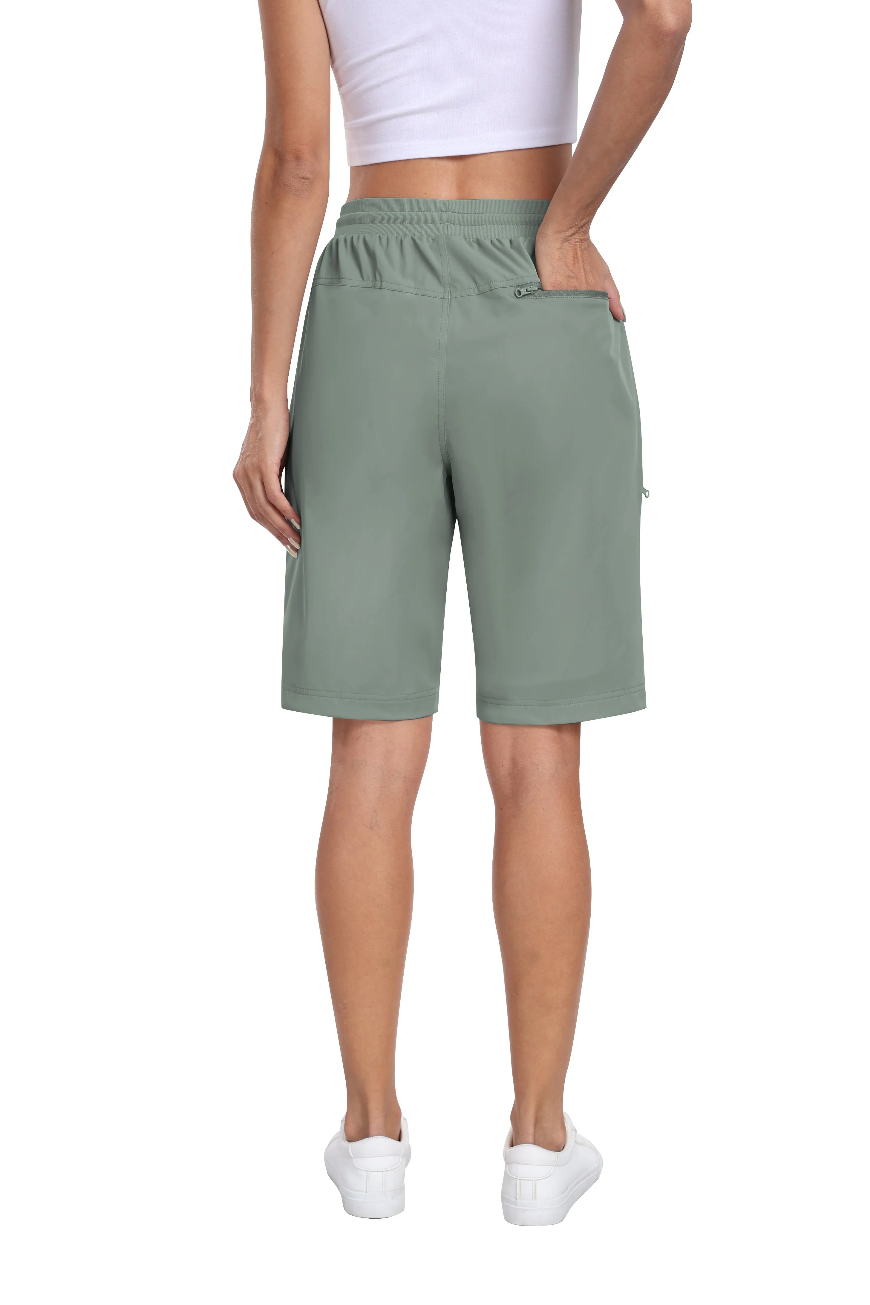 Women's summer outdoor hiking 10-inch shorts