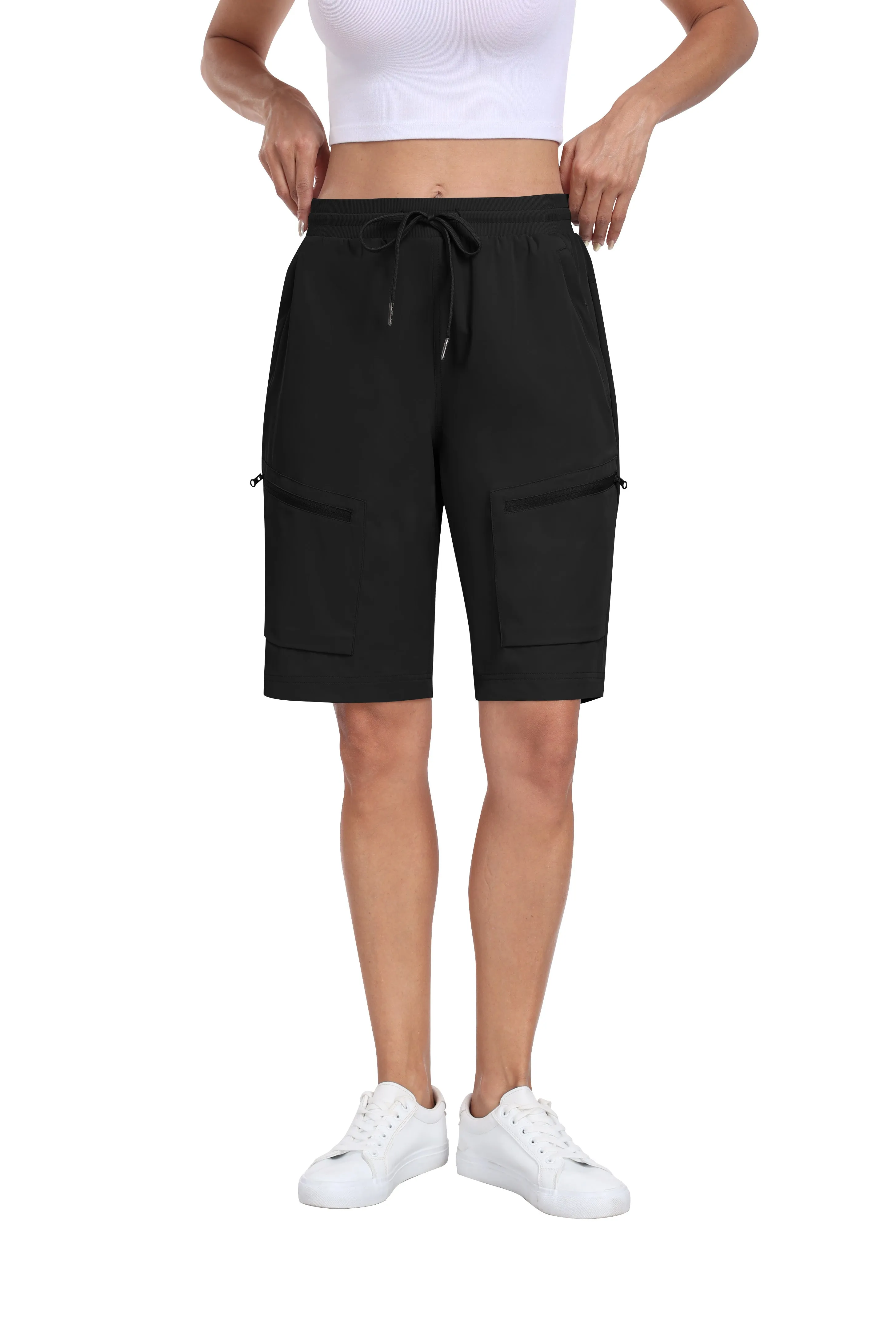Women's summer outdoor hiking 10-inch shorts