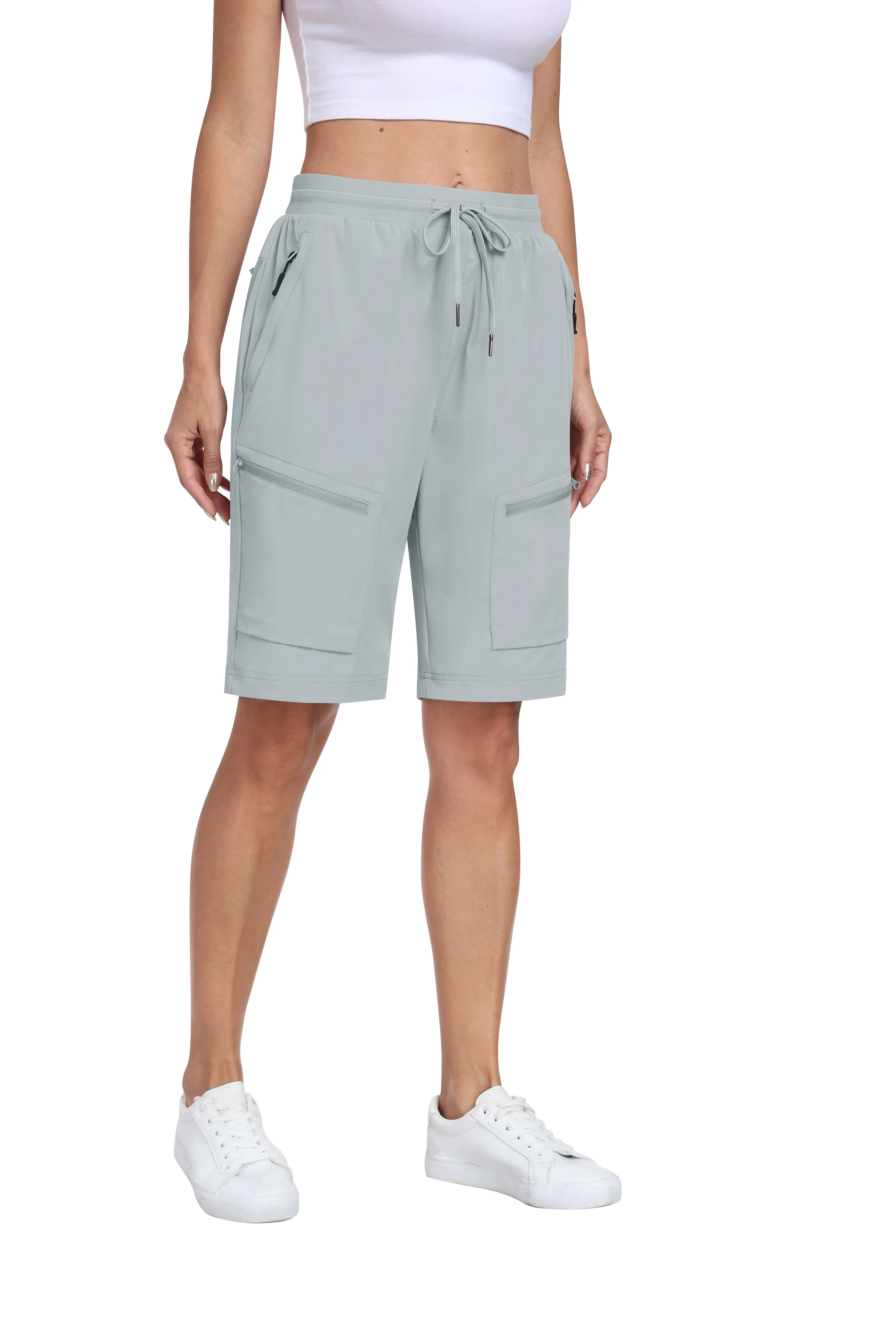 Women's summer outdoor hiking 10-inch shorts