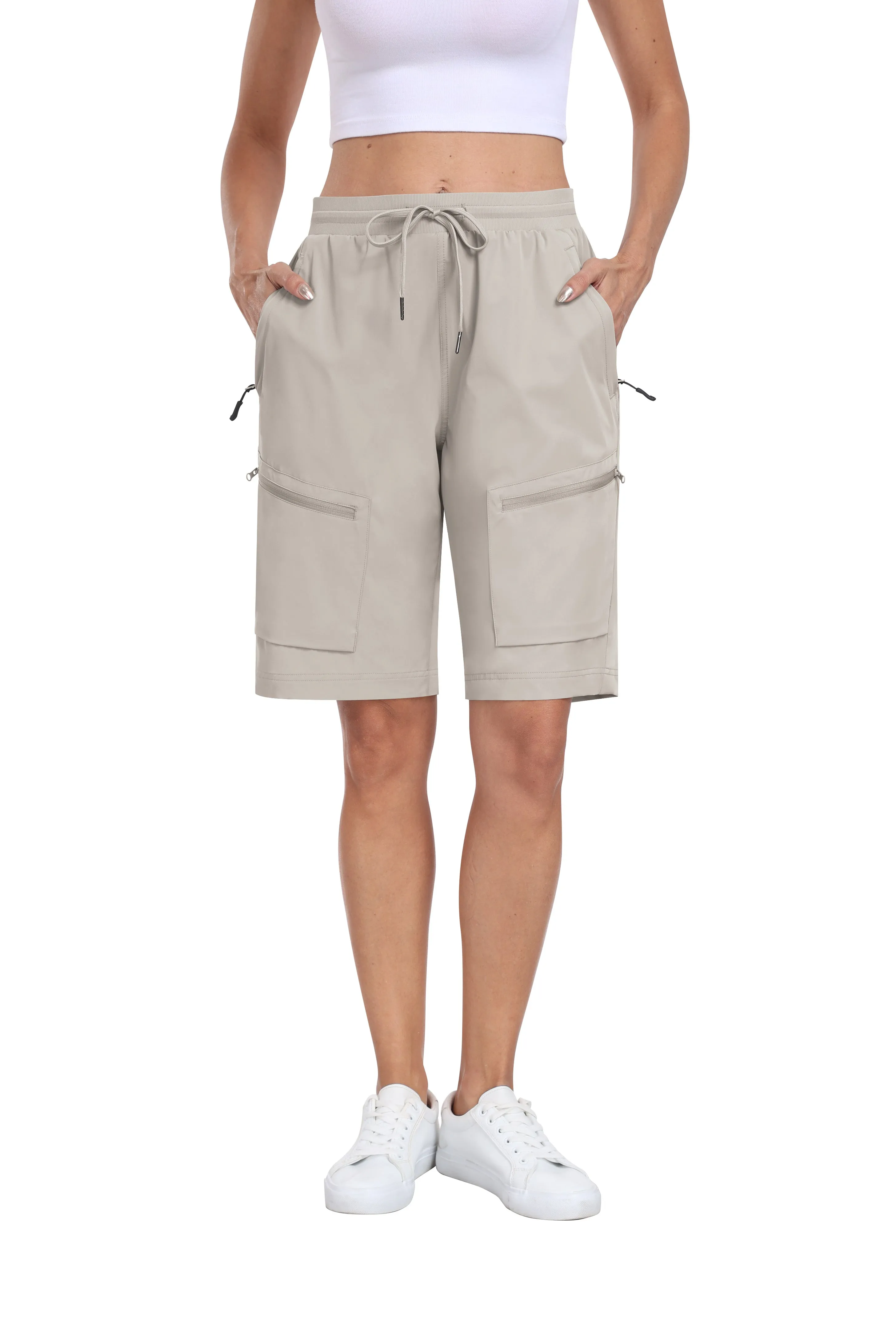 Women's summer outdoor hiking 10-inch shorts