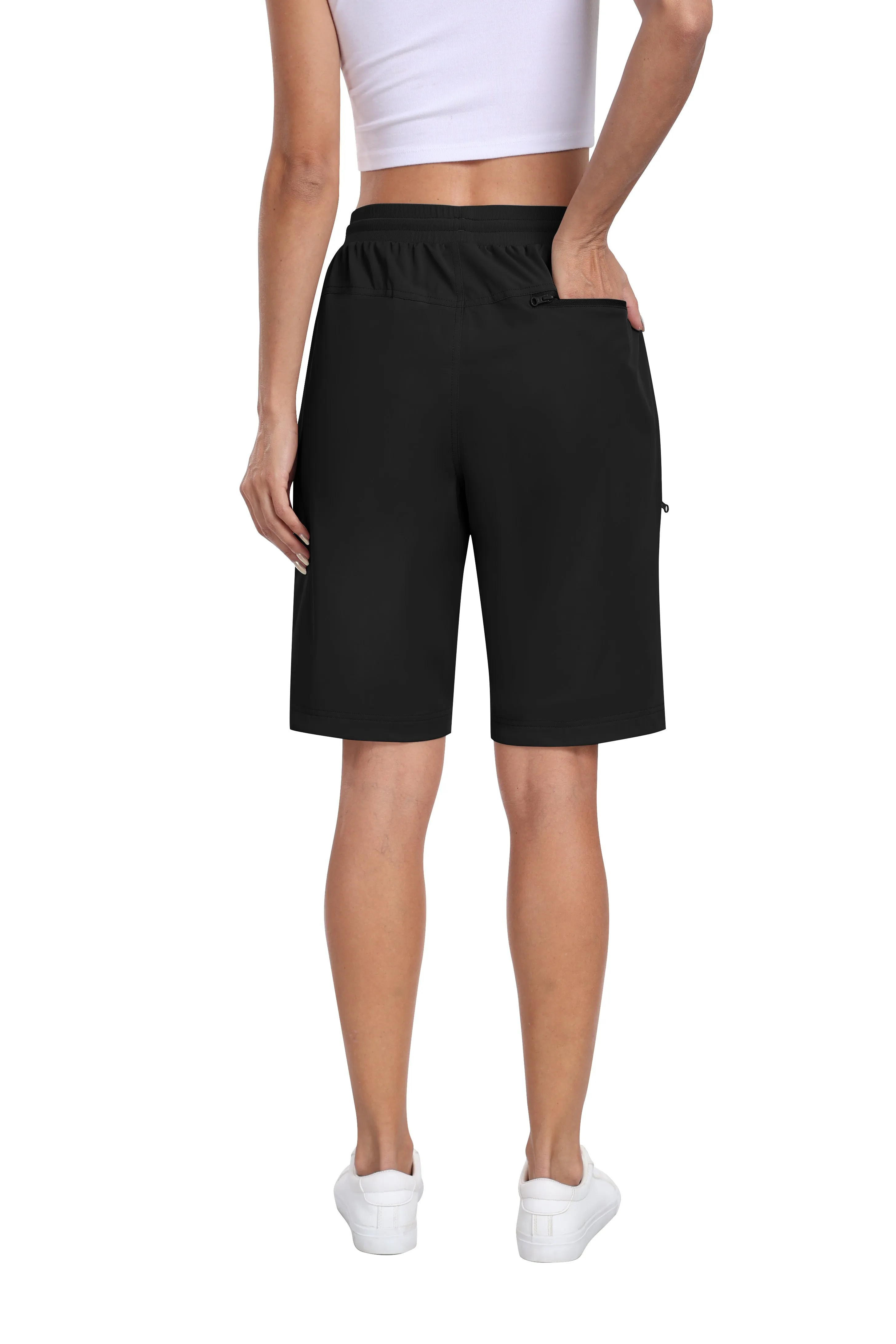Women's summer outdoor hiking 10-inch shorts