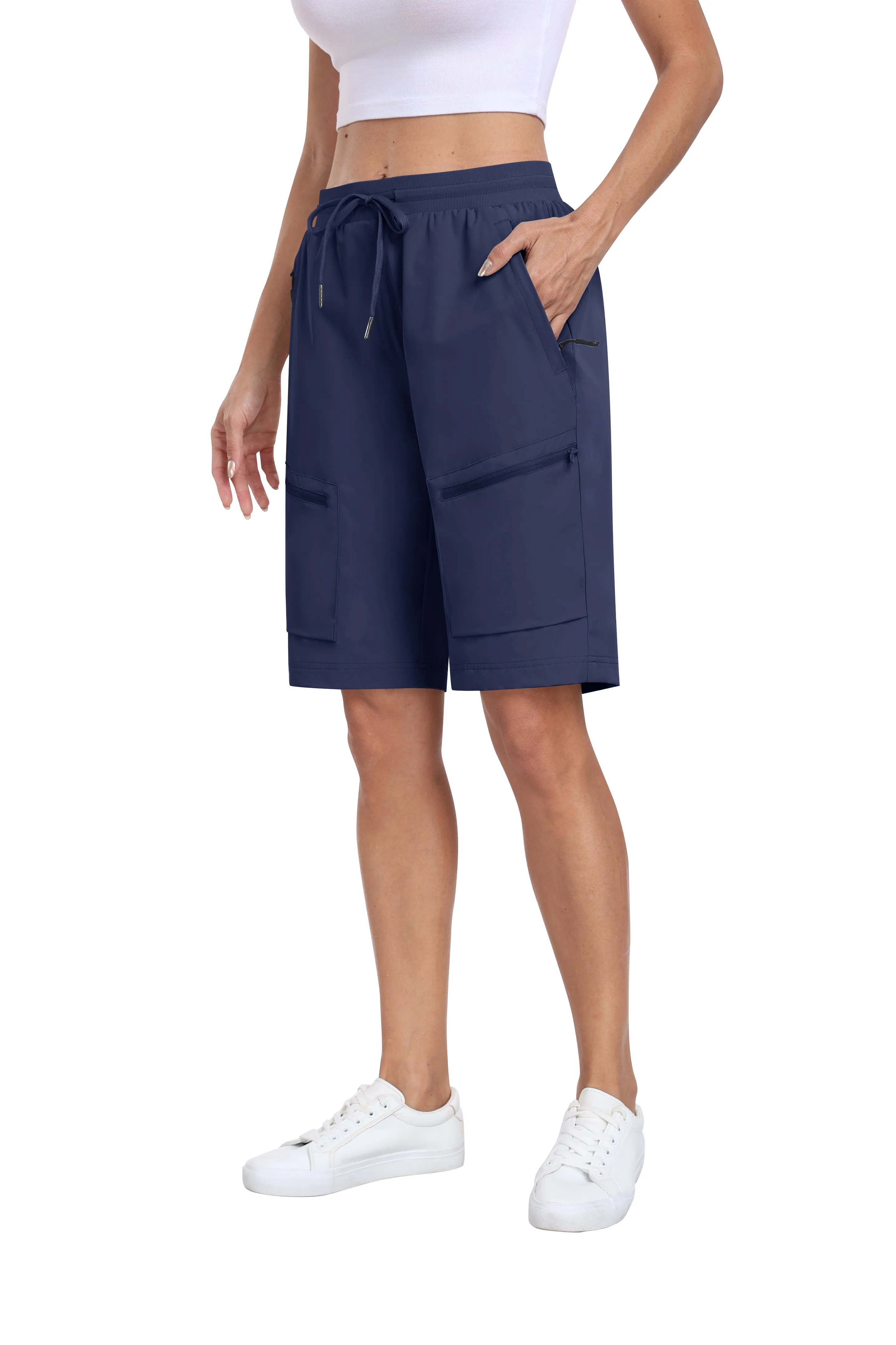 Women's summer outdoor hiking 10-inch shorts