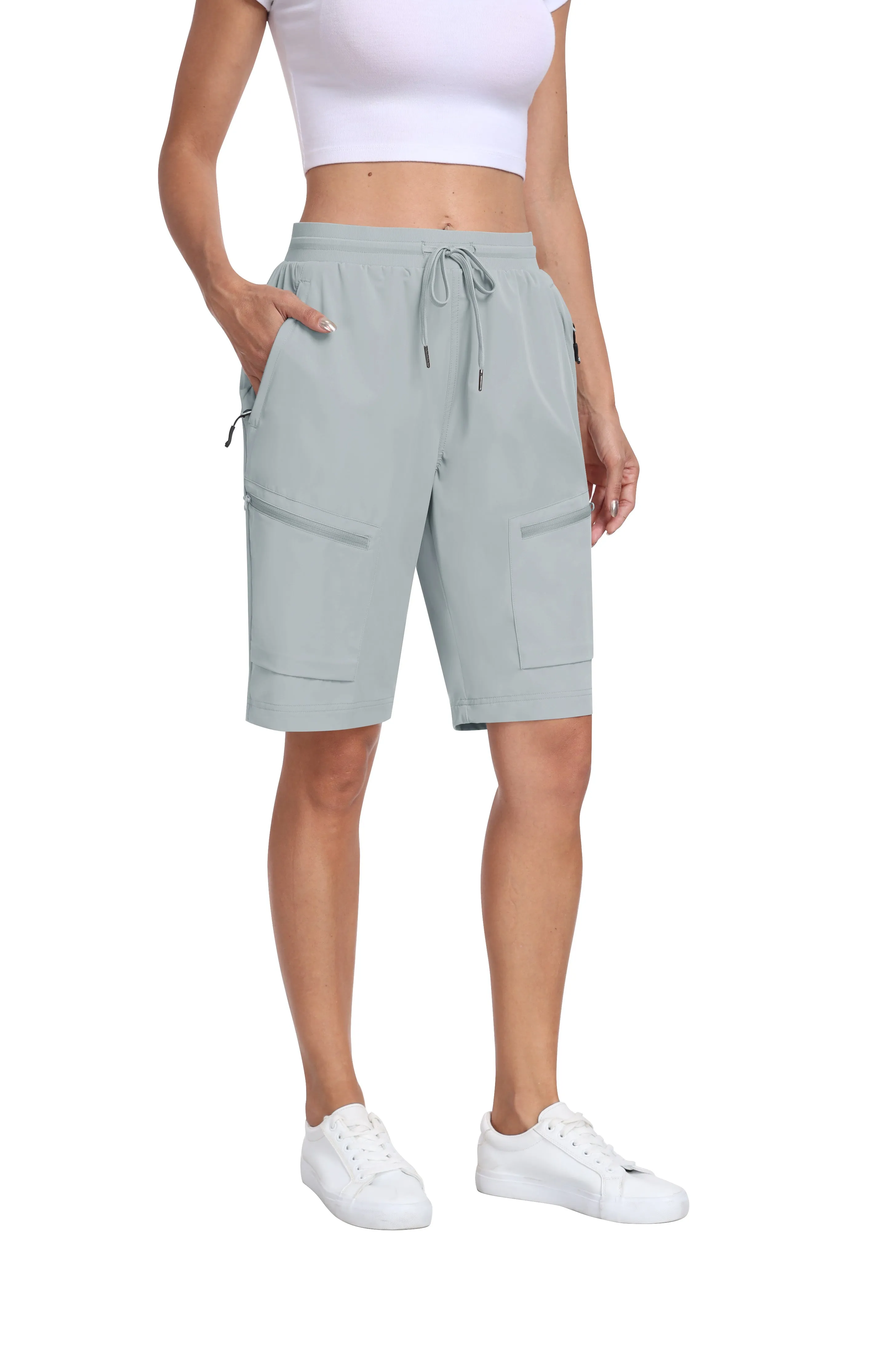 Women's summer outdoor hiking 10-inch shorts