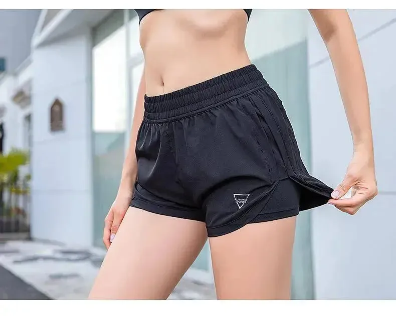 Women's Summer Sports Quick-Drying Shorts Running Fitness Yoga Shorts