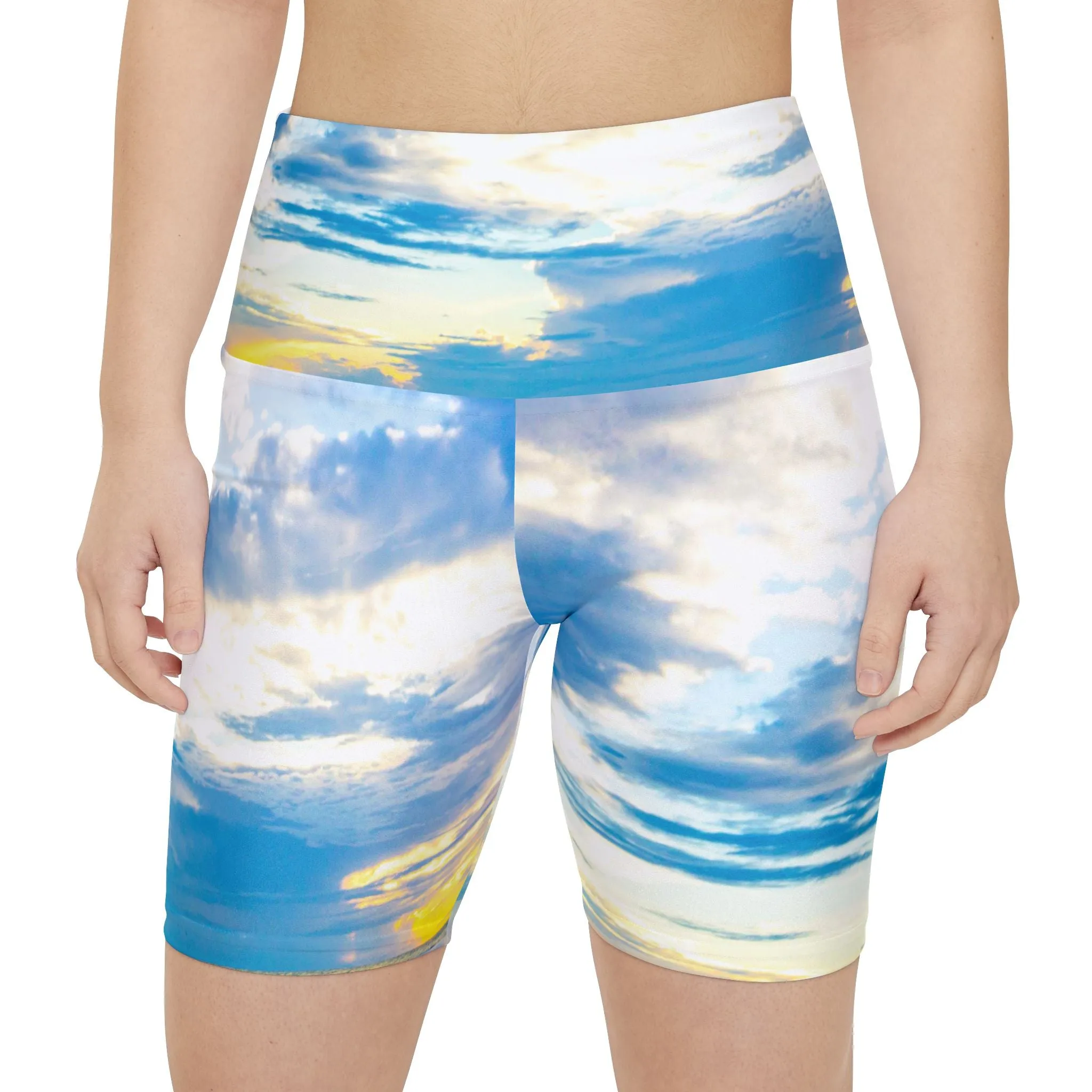 Women's Workout Shorts|Yoga Leggings|Ocean Inspired
