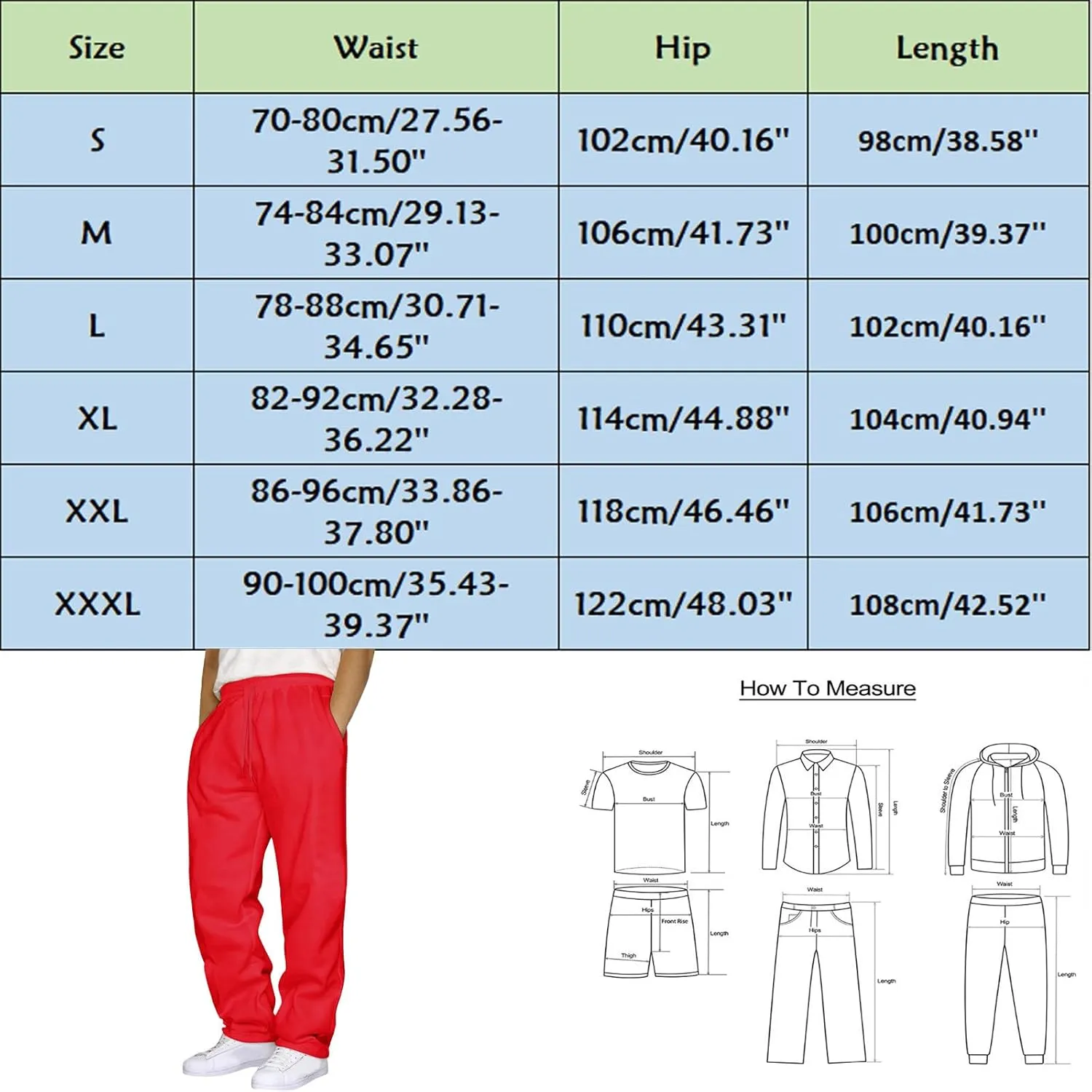 Work Pants for Men Men's Casual Pants Big and Tall Hip Hop Pants Casual Solid Color Track Cuff Lace Up Workout