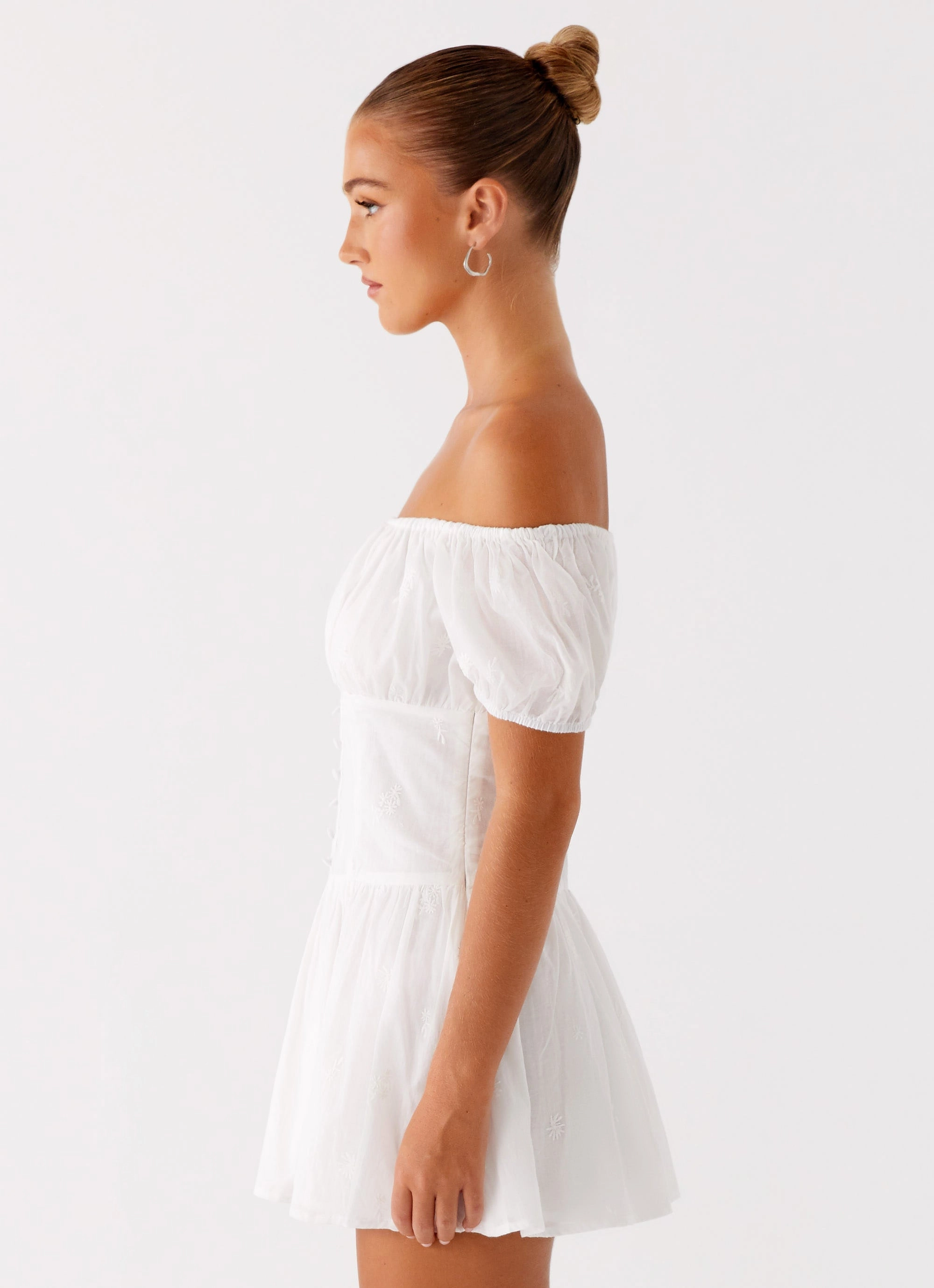 Lounge Texture Anthem Mini Dress - Ivory