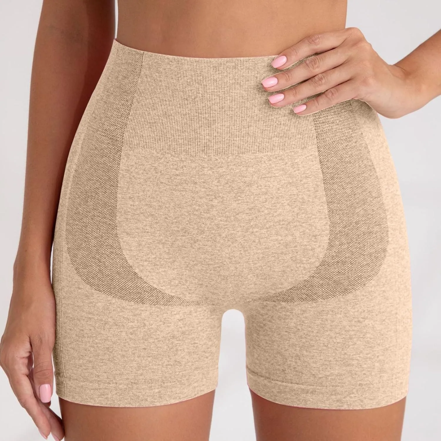 Workout Shorts For Women High Waisted Seamless Booty Shorts Activewear Workout Seamless Scrunch Butt Lifting Pant