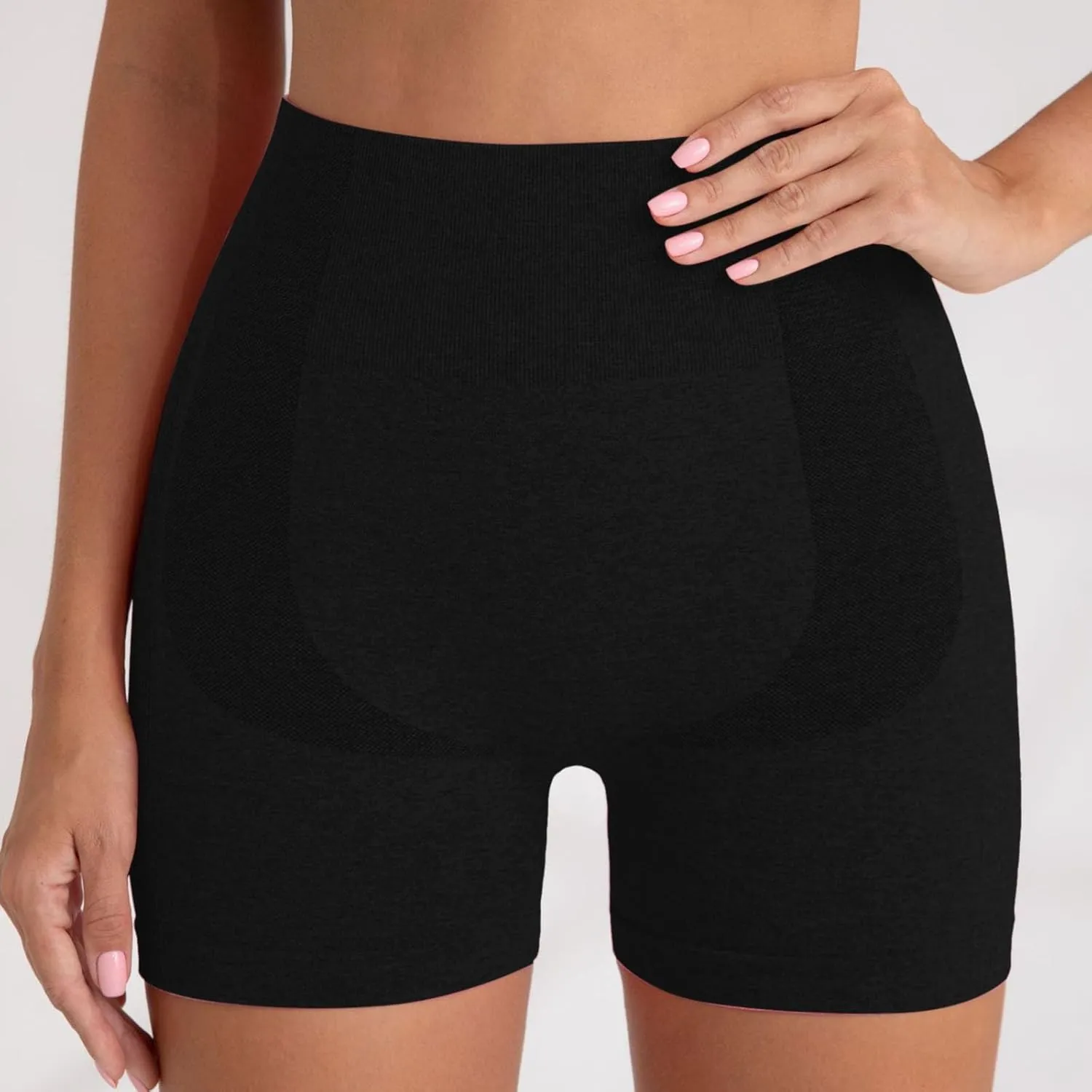 Workout Shorts For Women High Waisted Seamless Booty Shorts Activewear Workout Seamless Scrunch Butt Lifting Pant