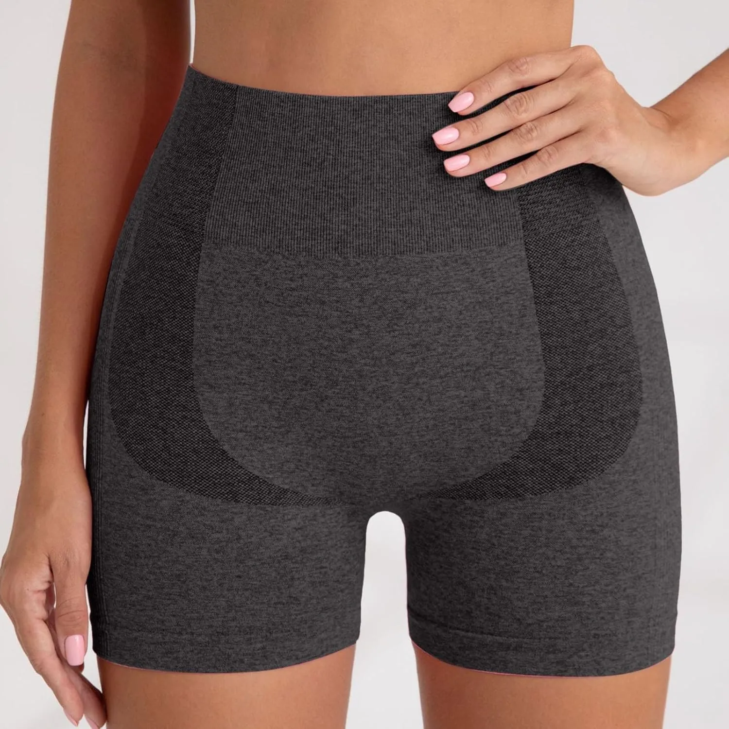 Workout Shorts For Women High Waisted Seamless Booty Shorts Activewear Workout Seamless Scrunch Butt Lifting Pant