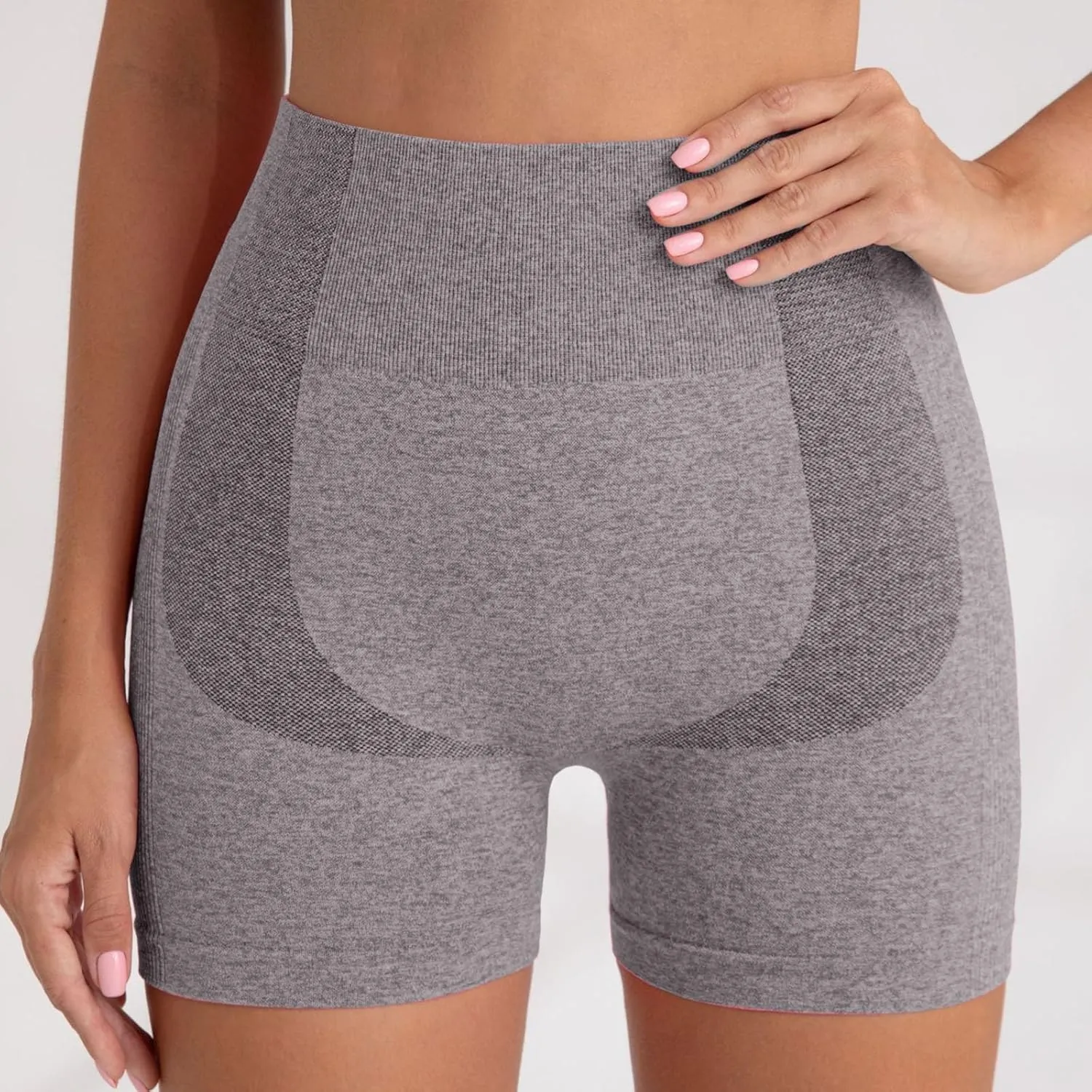 Workout Shorts For Women High Waisted Seamless Booty Shorts Activewear Workout Seamless Scrunch Butt Lifting Pant