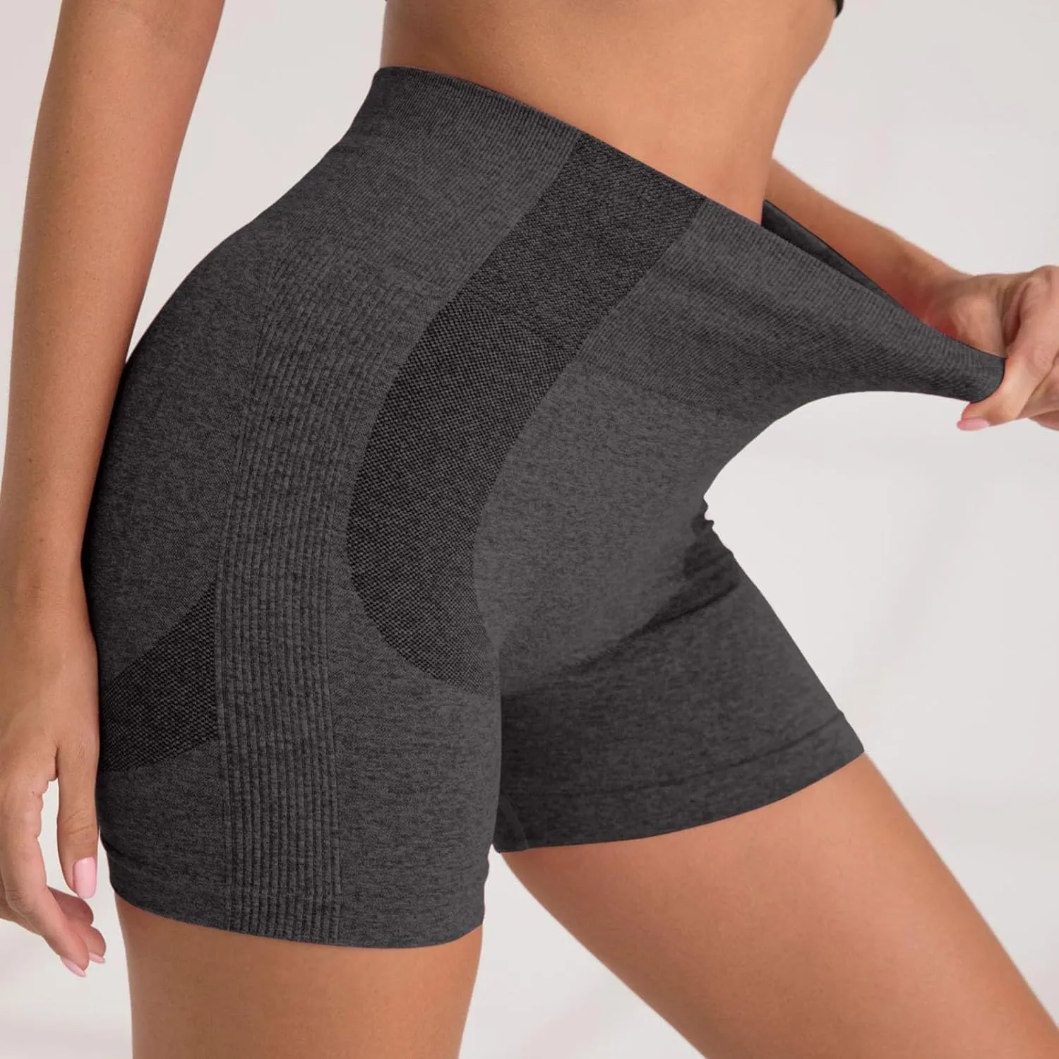 Workout Shorts For Women High Waisted Seamless Booty Shorts Activewear Workout Seamless Scrunch Butt Lifting Pant