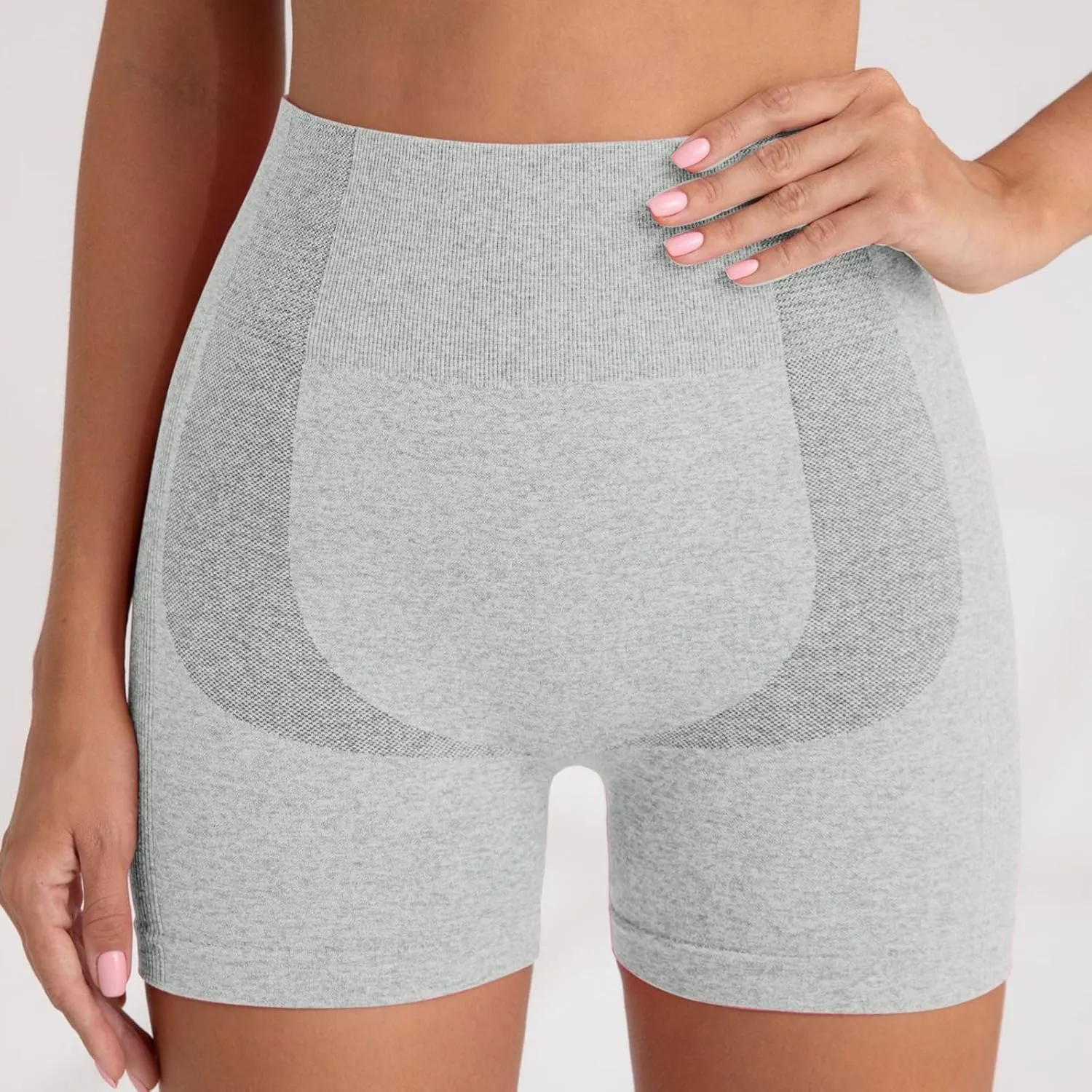 Workout Shorts For Women High Waisted Seamless Booty Shorts Activewear Workout Seamless Scrunch Butt Lifting Pant