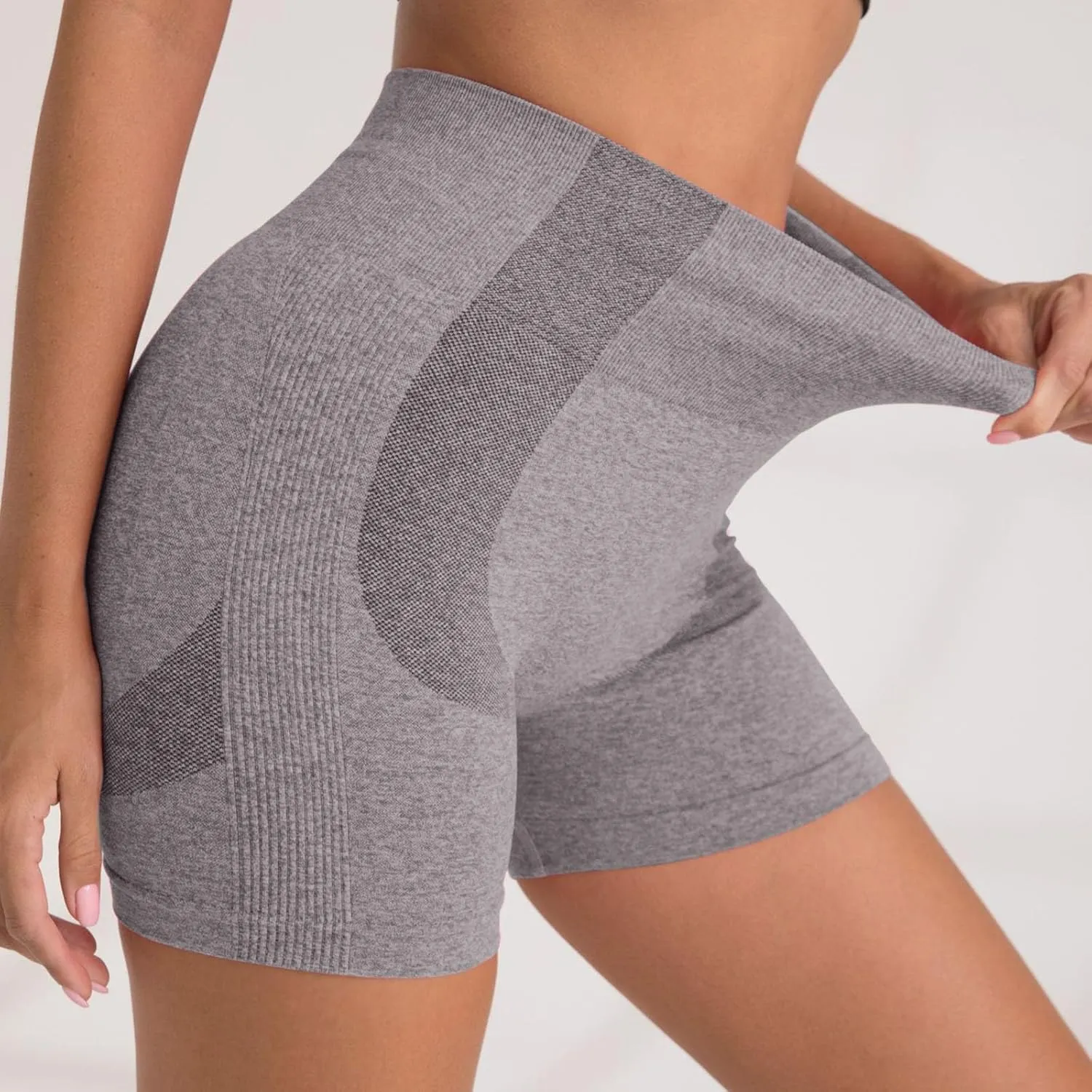 Workout Shorts For Women High Waisted Seamless Booty Shorts Activewear Workout Seamless Scrunch Butt Lifting Pant